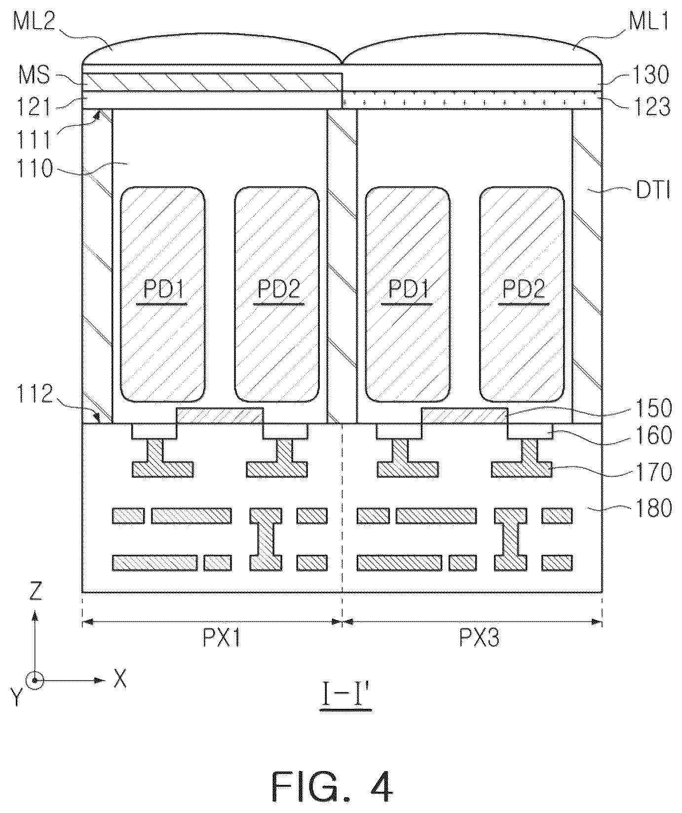 Patent US12568697 Figure 4 – Image sensor