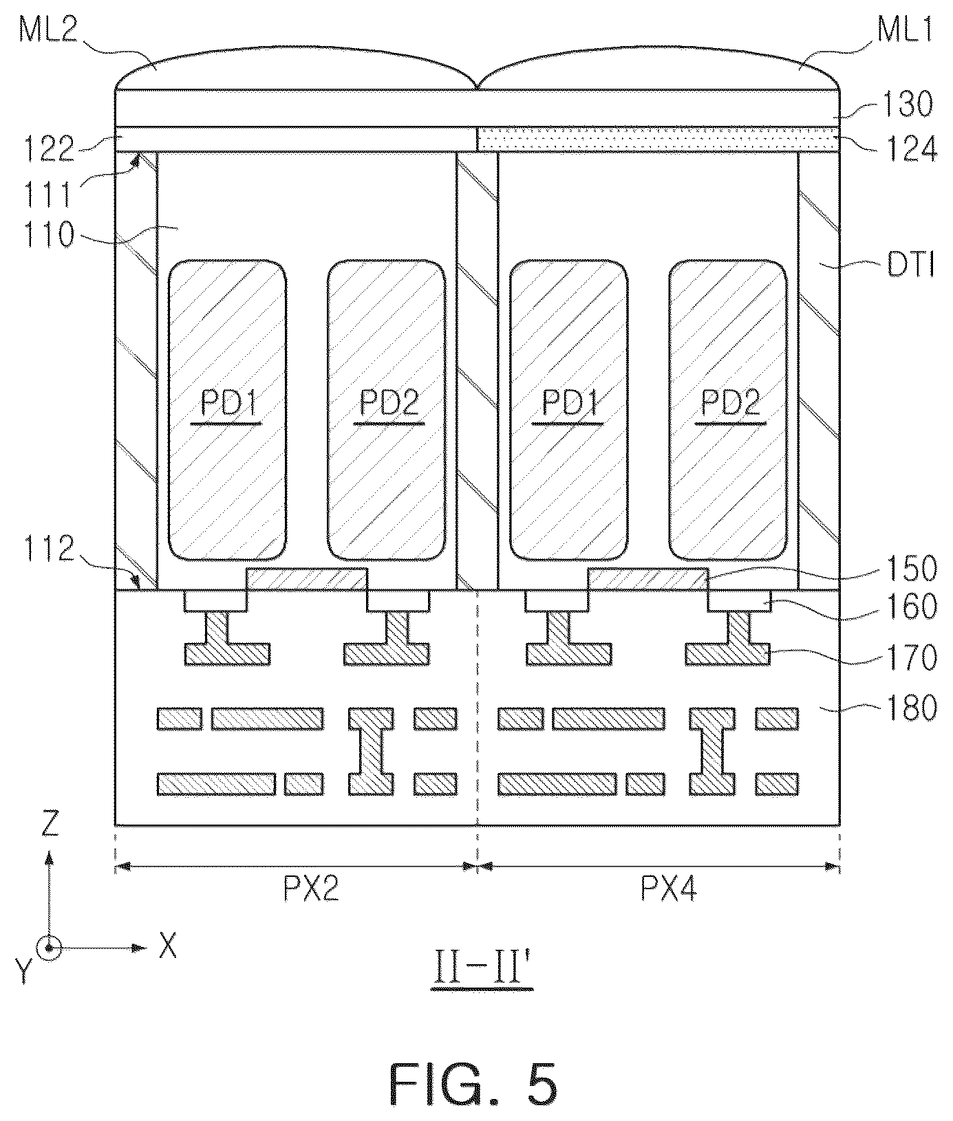 Patent US12568697 Figure 5 – Image sensor