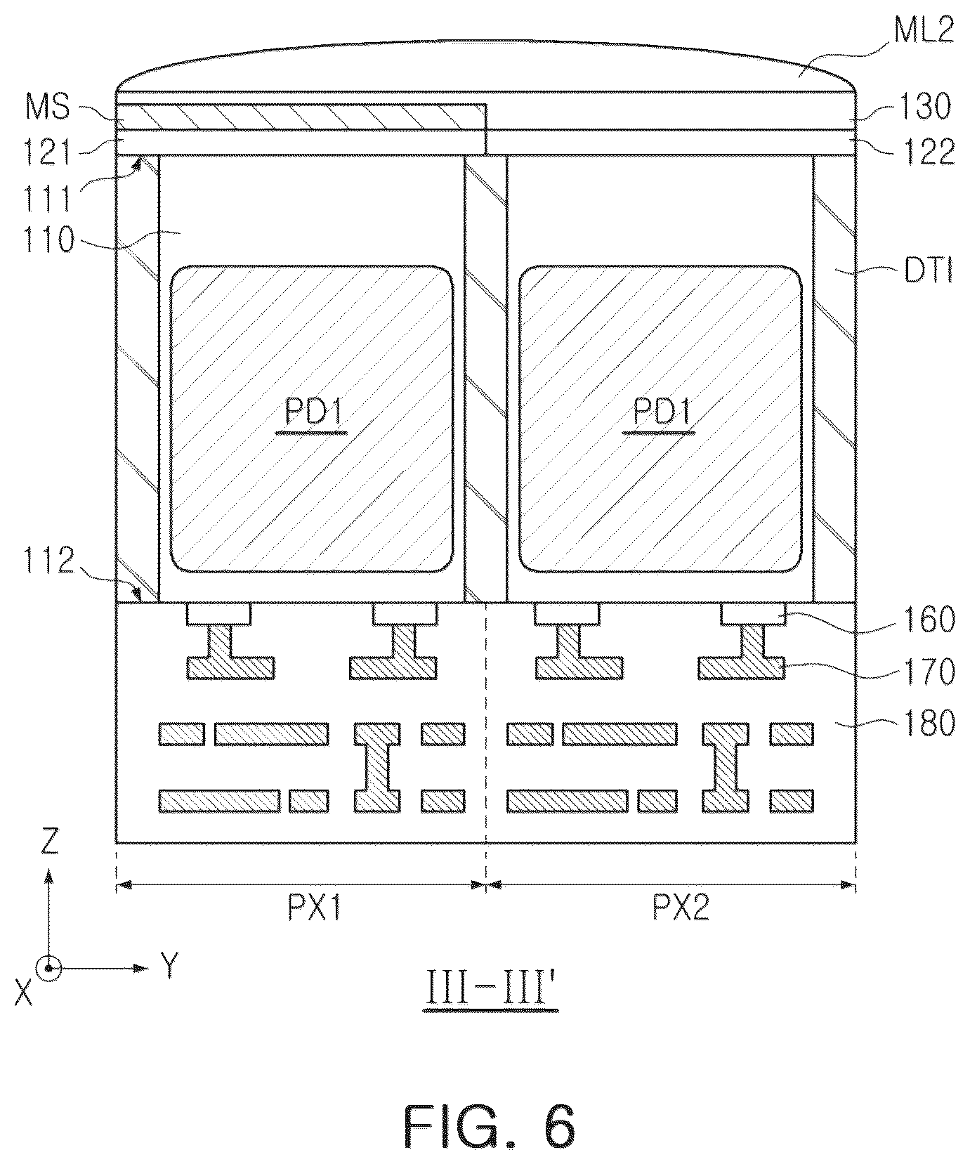 Patent US12568697 Figure 6 – Image sensor
