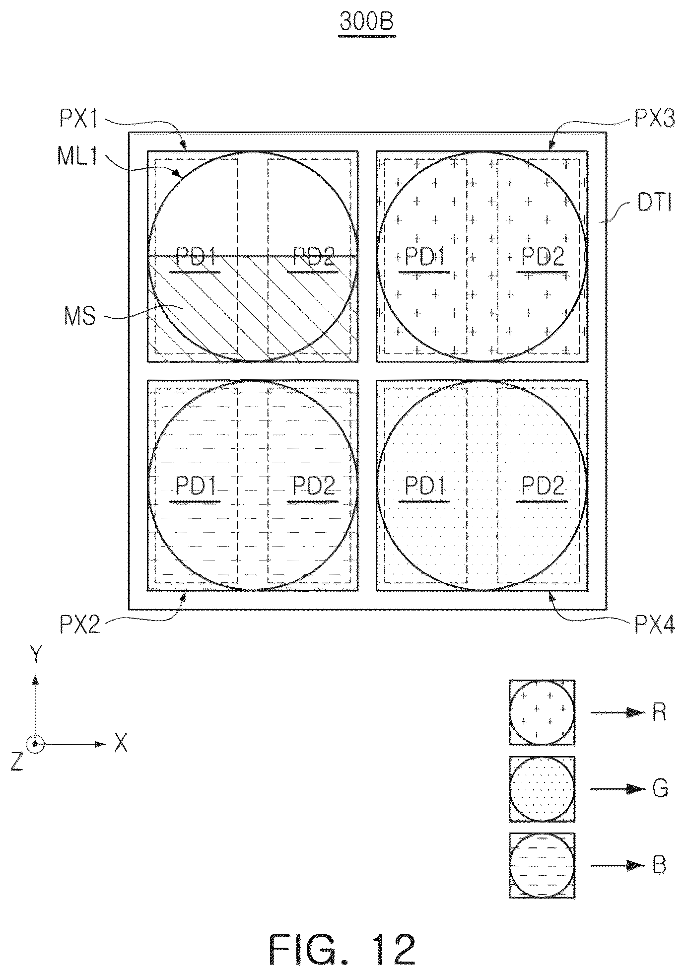 Patent US12568697 Figure 12 – Image sensor