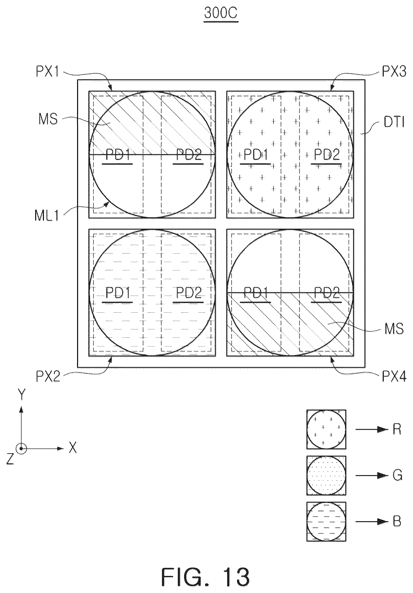 Patent US12568697 Figure 13 – Image sensor