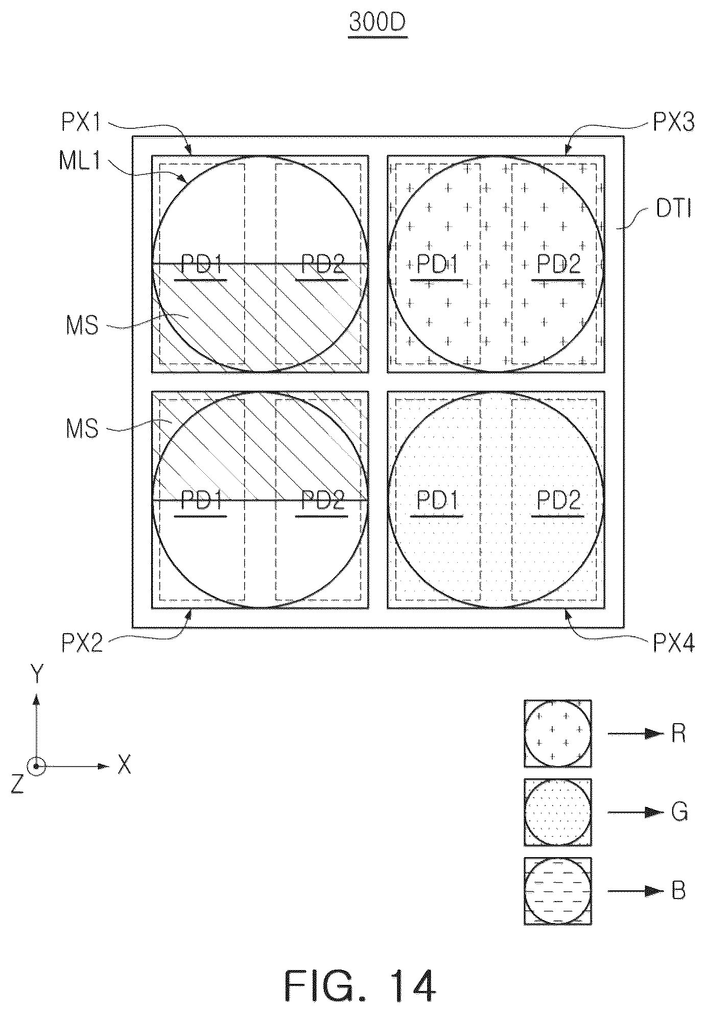 Patent US12568697 Figure 14 – Image sensor