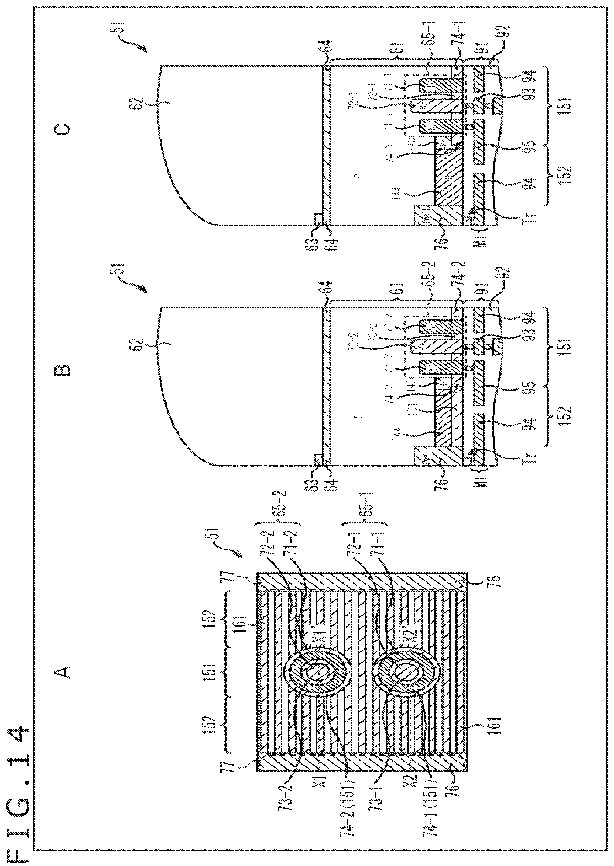 Patent US12568702 Figure 14 – Light reception element and electronic apparatus