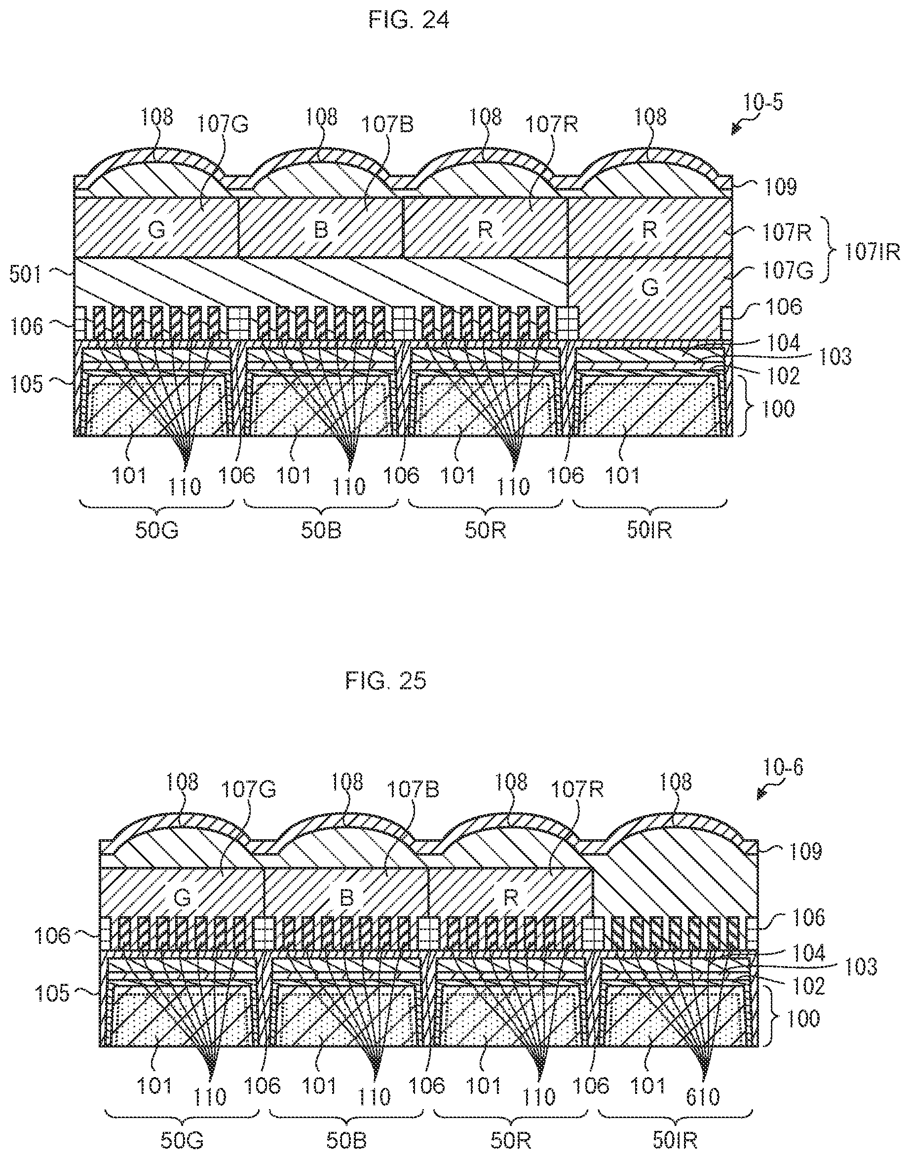 Patent US12568703 Figure 10 – Solid-state imaging device and electronic device for enhanced color reproducibility of images