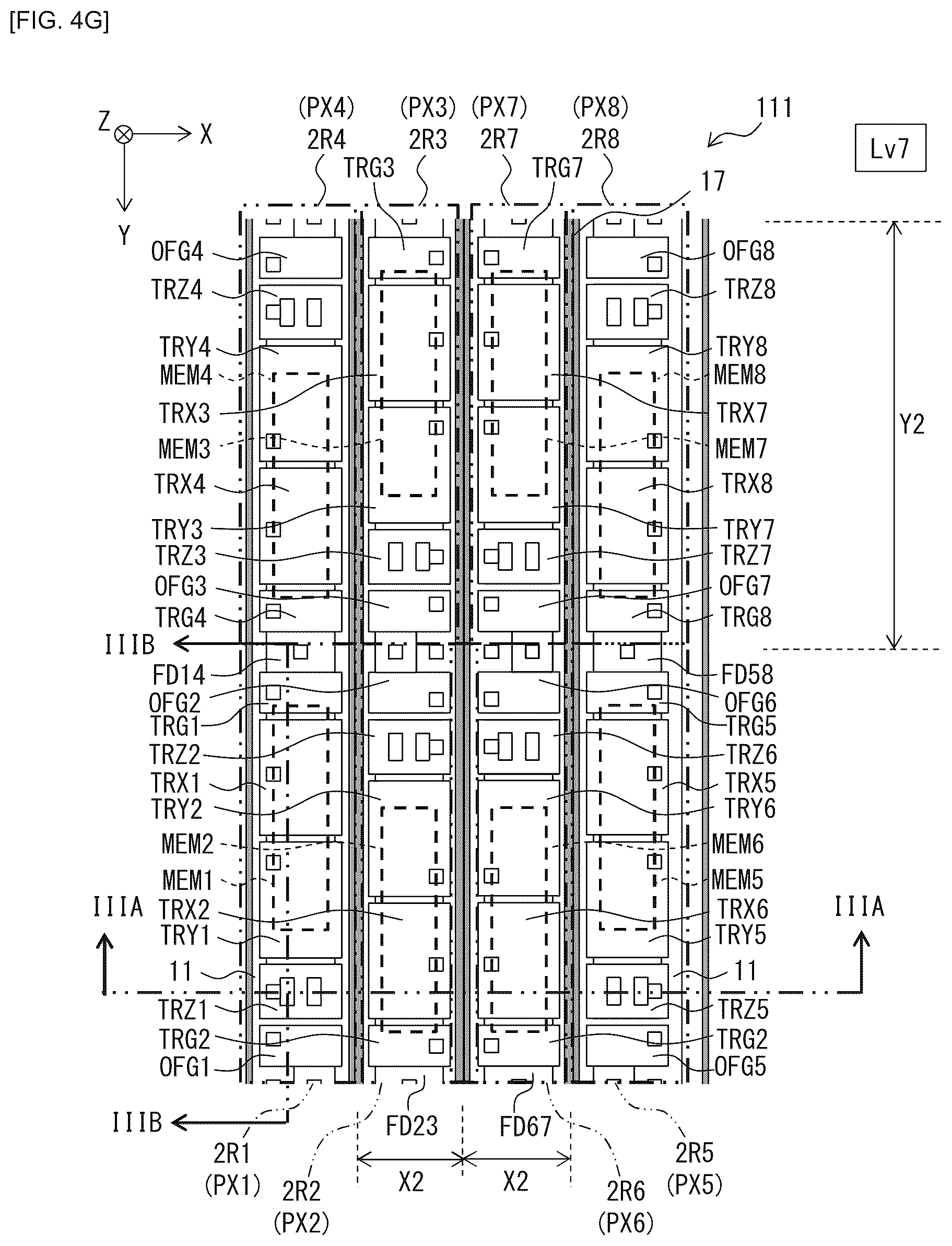 Patent US12568704 Figure 11 – Imaging device and electronic apparatus including light condensing optical system for reducing parasitic light sensitivity