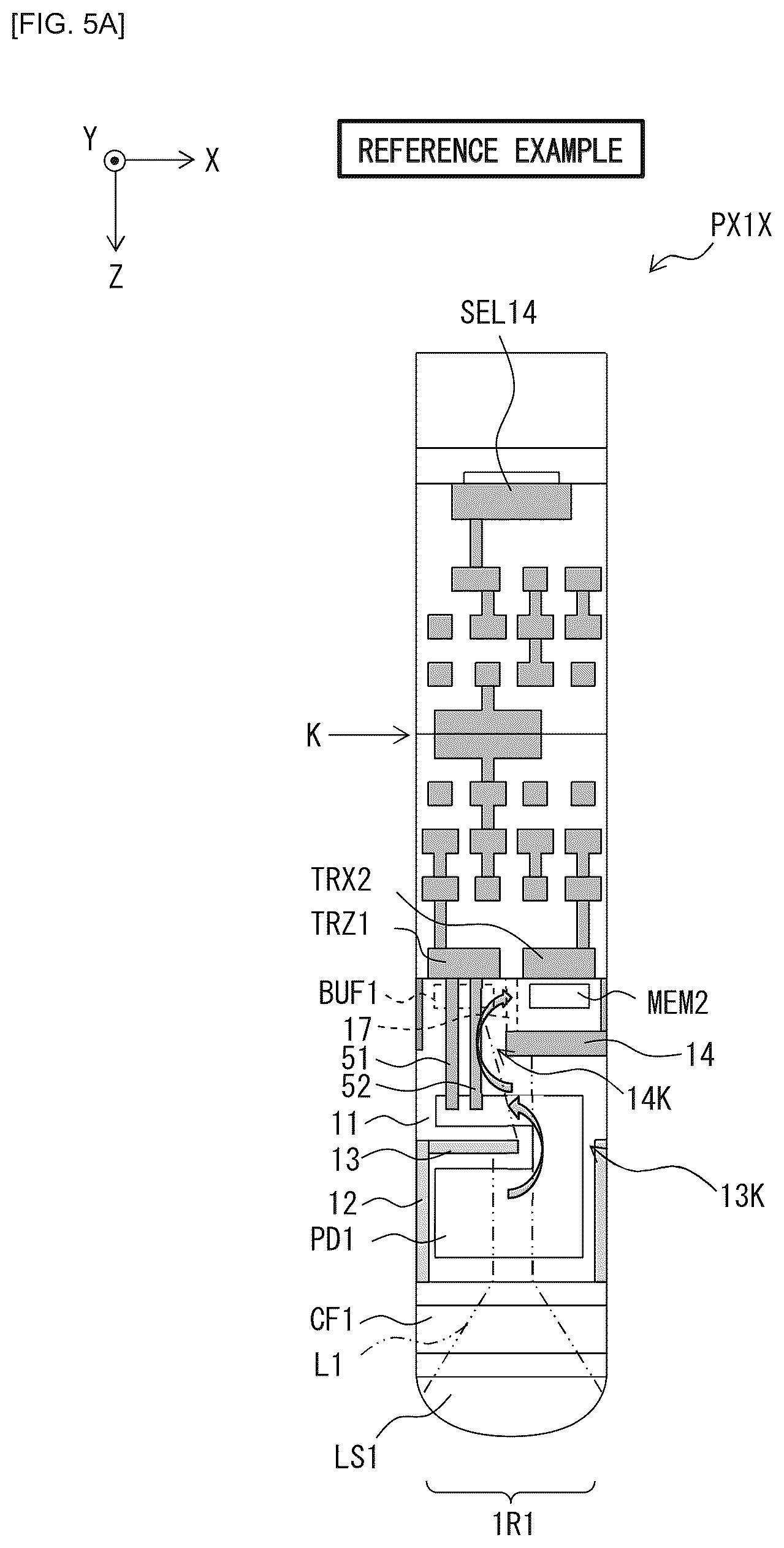 Patent US12568704 Figure 13 – Imaging device and electronic apparatus including light condensing optical system for reducing parasitic light sensitivity