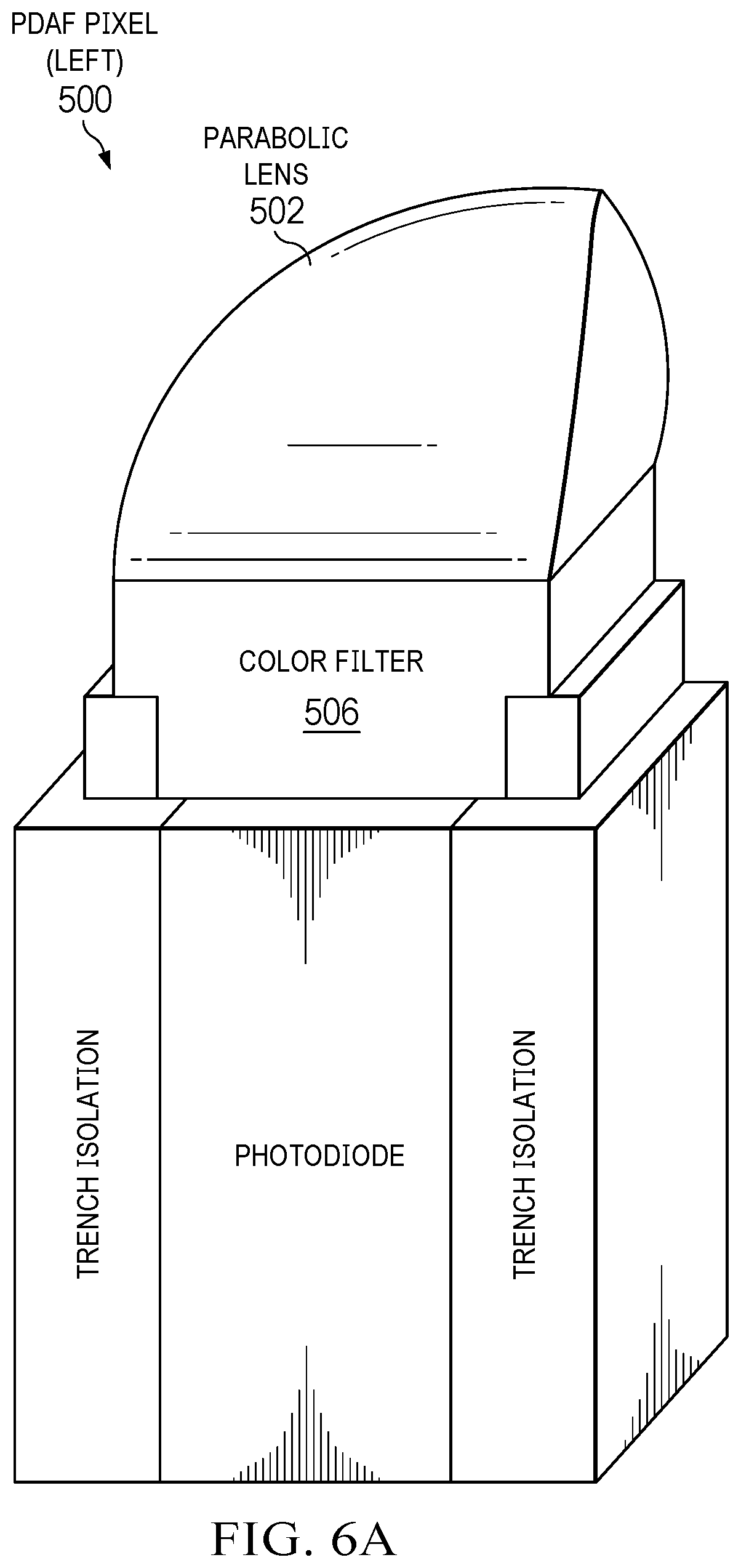 Patent US12568705 Figure 8 – Phase detection autofocus pixel