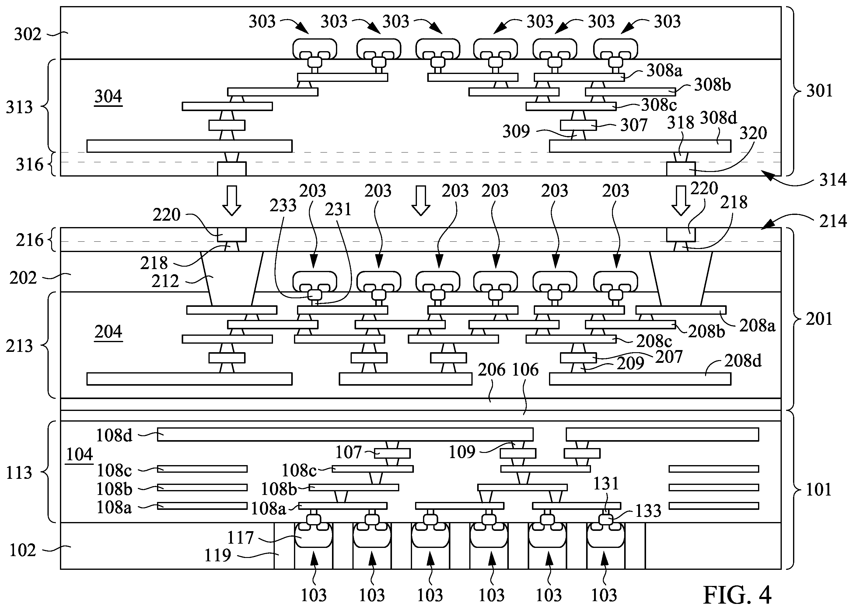 Patent US12568706 Figure 7 – Semiconductor device including image sensor and methods of forming the same