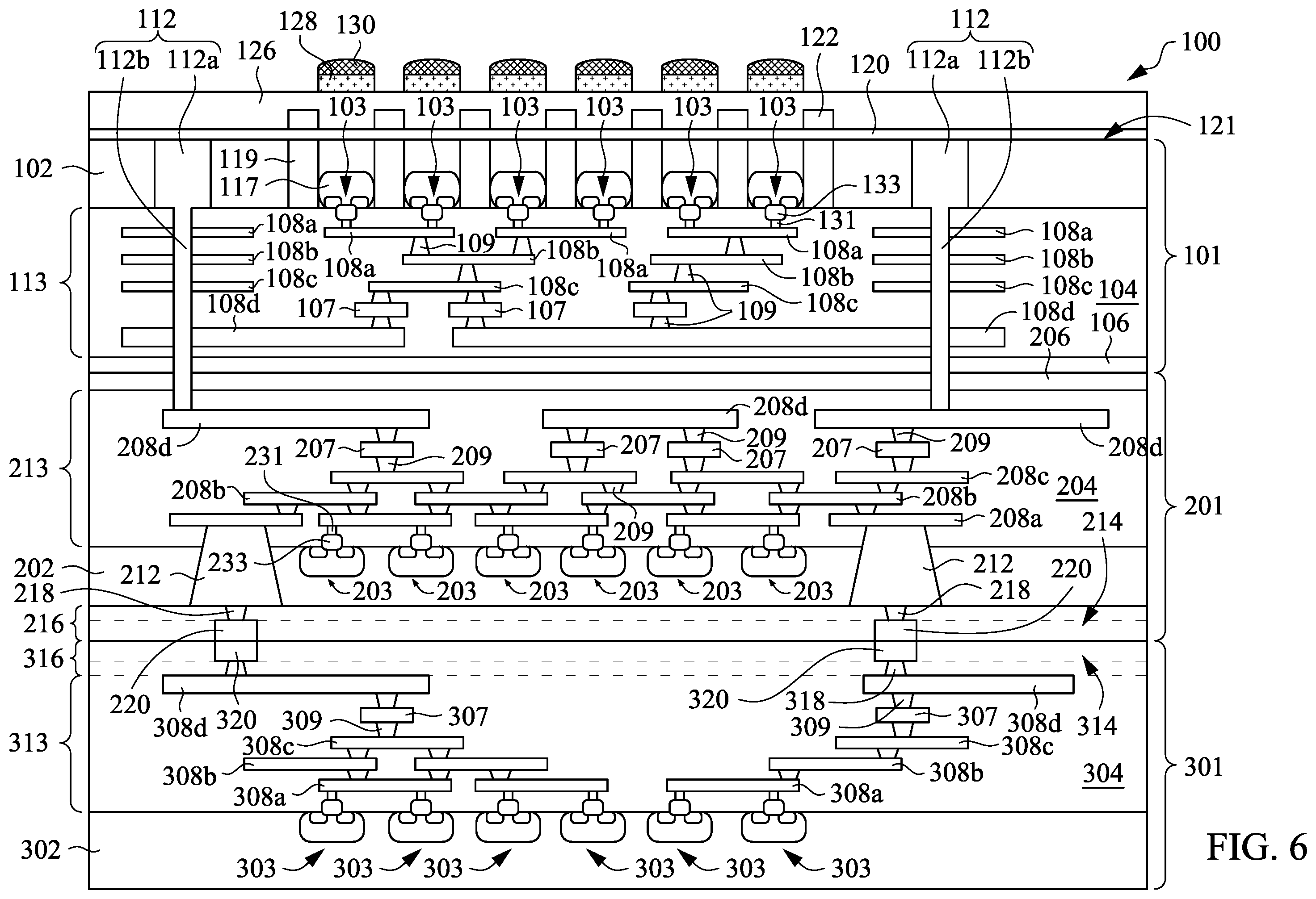 Patent US12568706 Figure 9 – Semiconductor device including image sensor and methods of forming the same