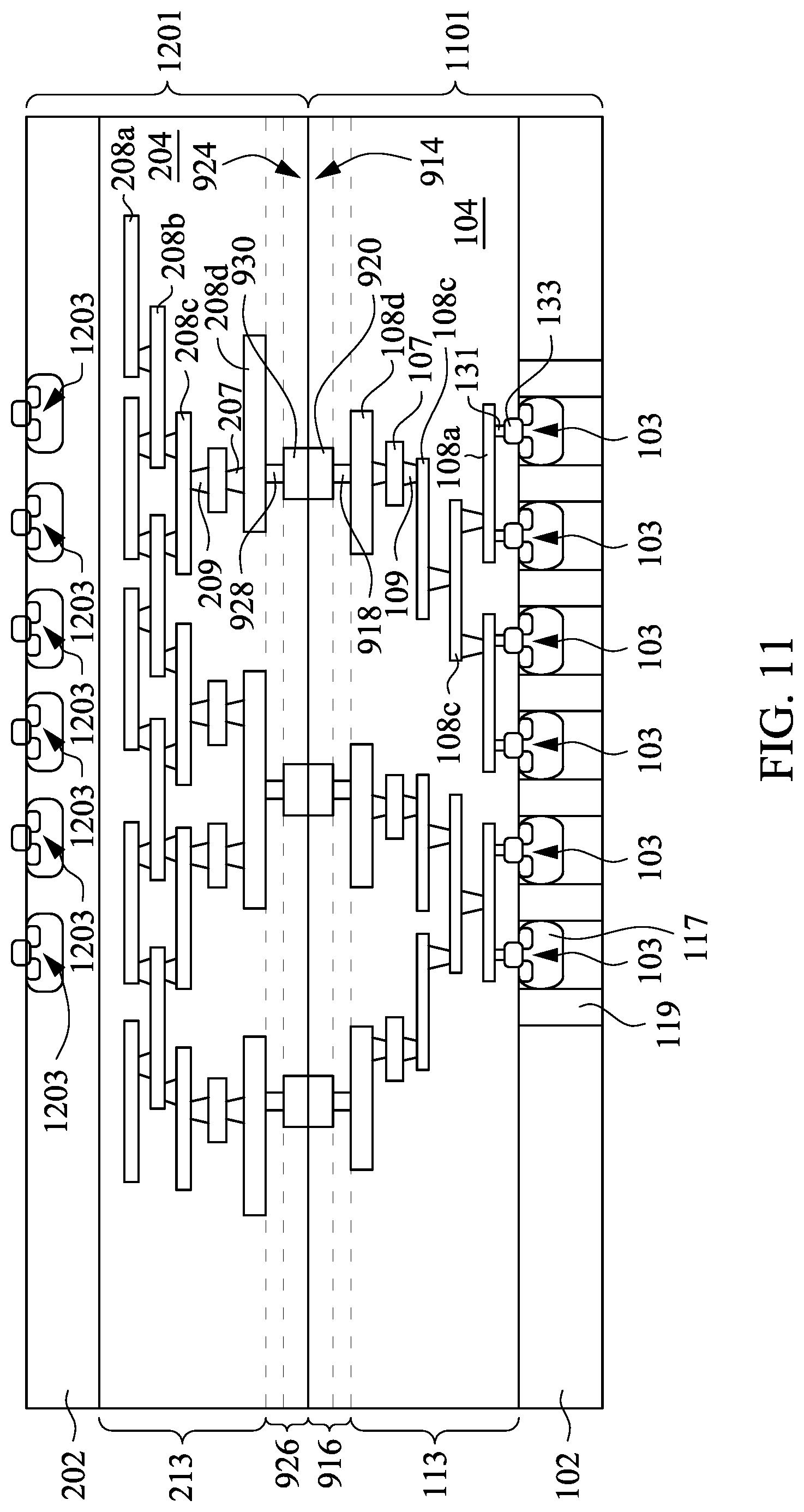 Patent US12568706 Figure 14 – Semiconductor device including image sensor and methods of forming the same