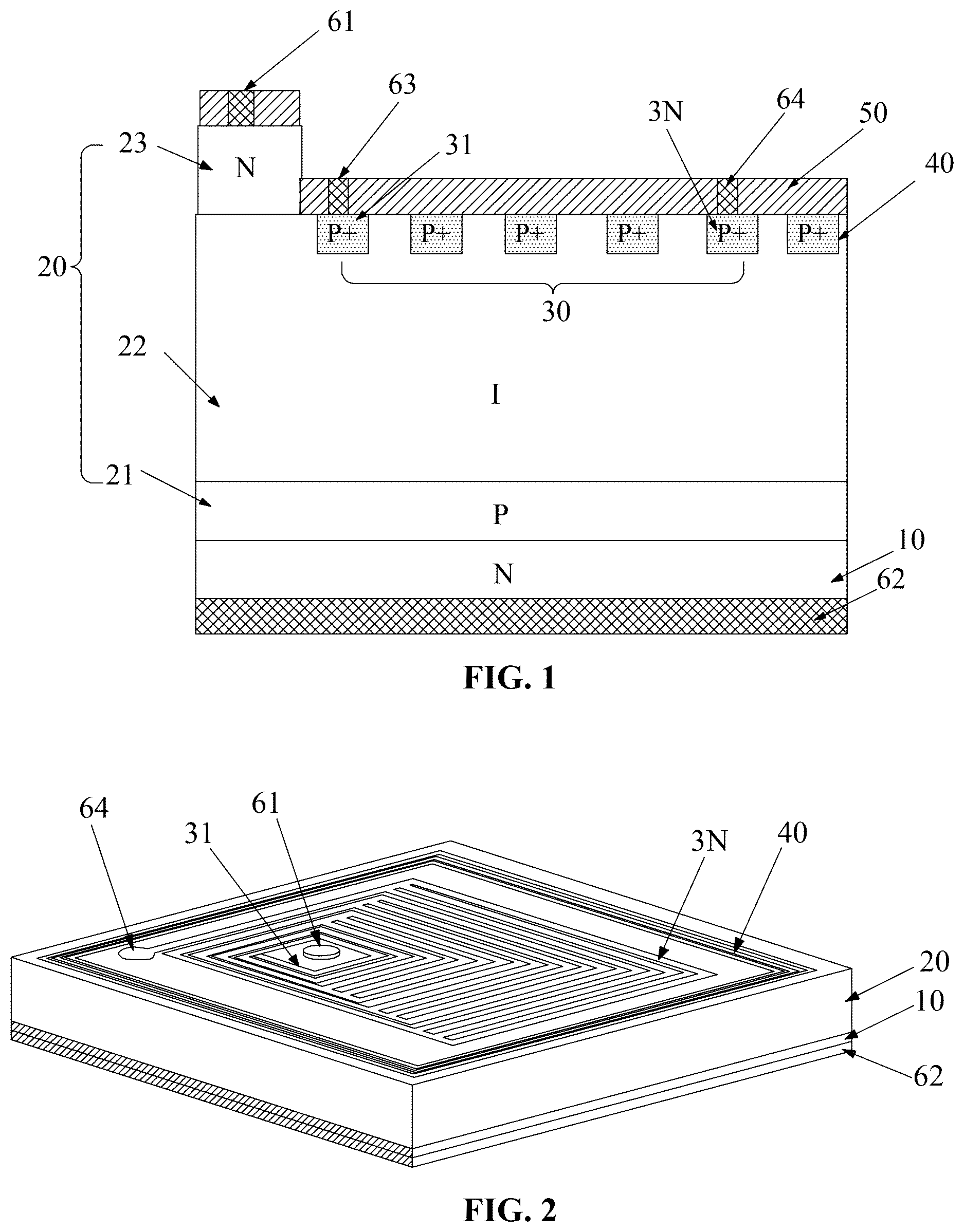 Patent US12568710 Figure 1 – Silicon carbide detector and fabrication method thereof