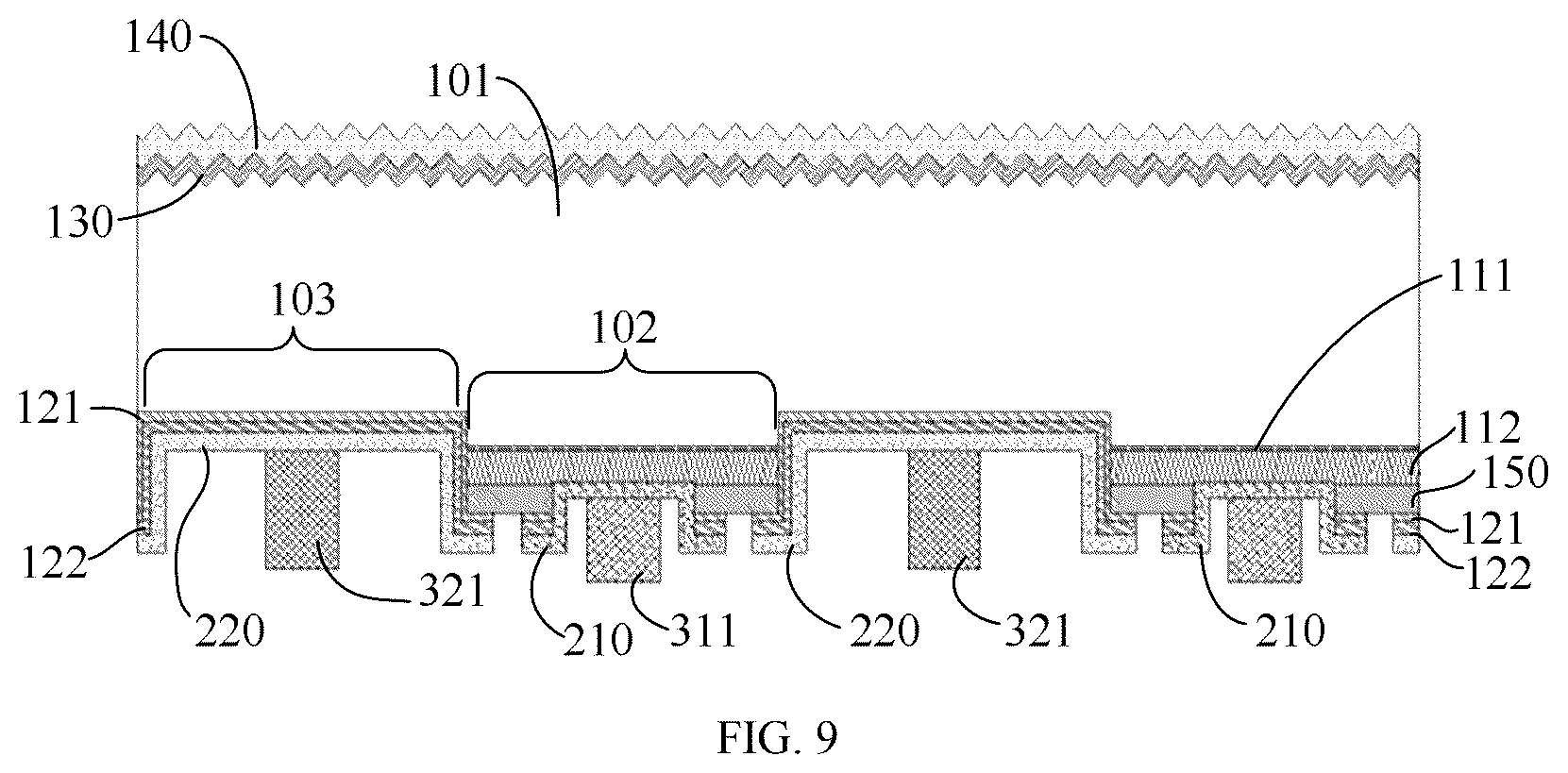 Patent US12568713 Figure 4 – Back contact solar cell and photovoltaic module