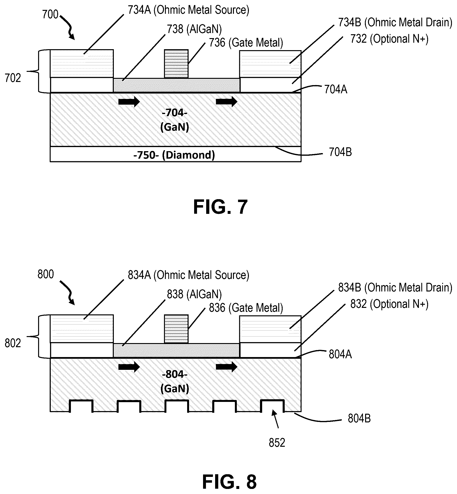 Patent US12568716 Figure 15 – Wafer-scale separation and transfer of GaN material