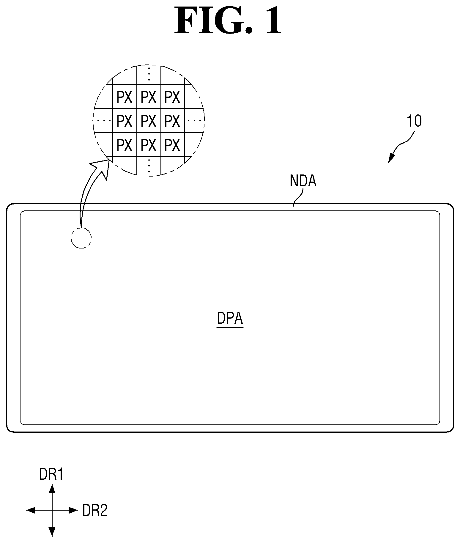 Patent US12568718 — Display device having alignment electrodes and method of fabricating the same — Figure 1