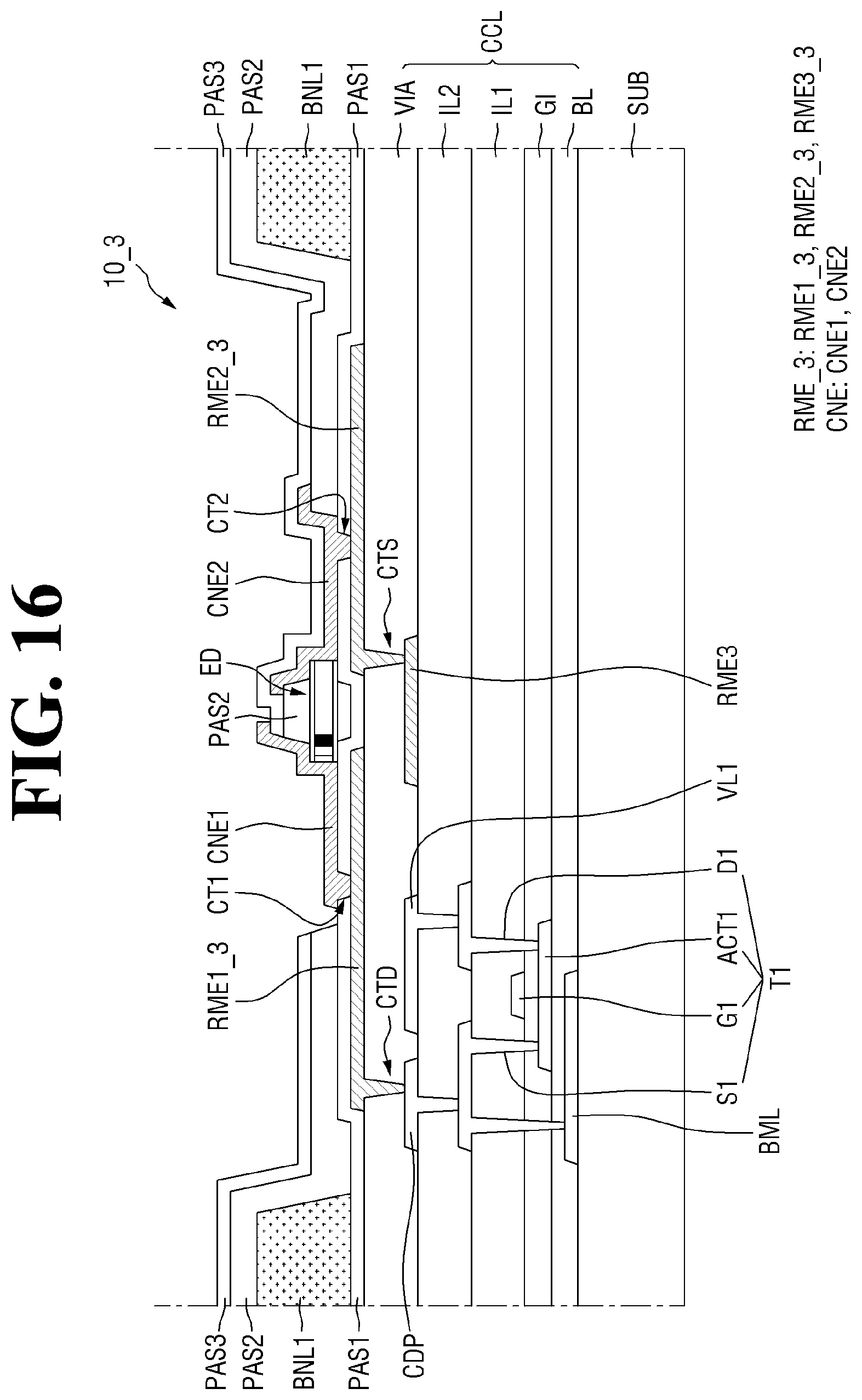 Patent US12568718 Figure 16 – Display device having alignment electrodes and method of fabricating the same