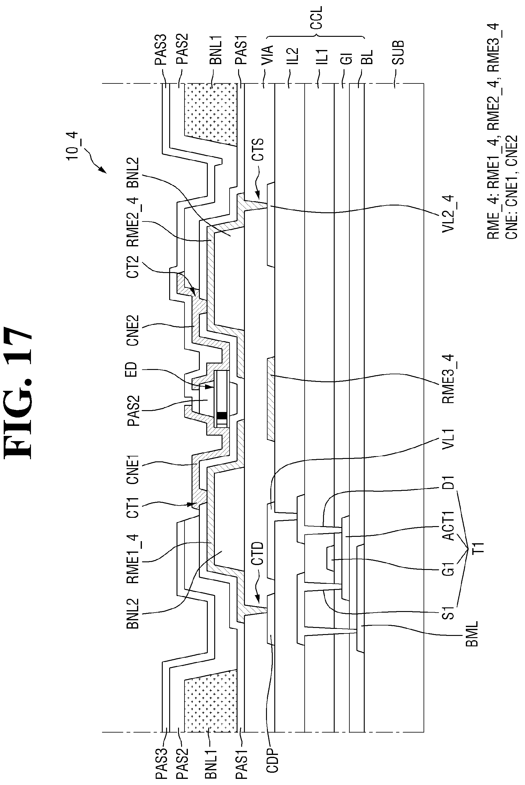 Patent US12568718 Figure 17 – Display device having alignment electrodes and method of fabricating the same