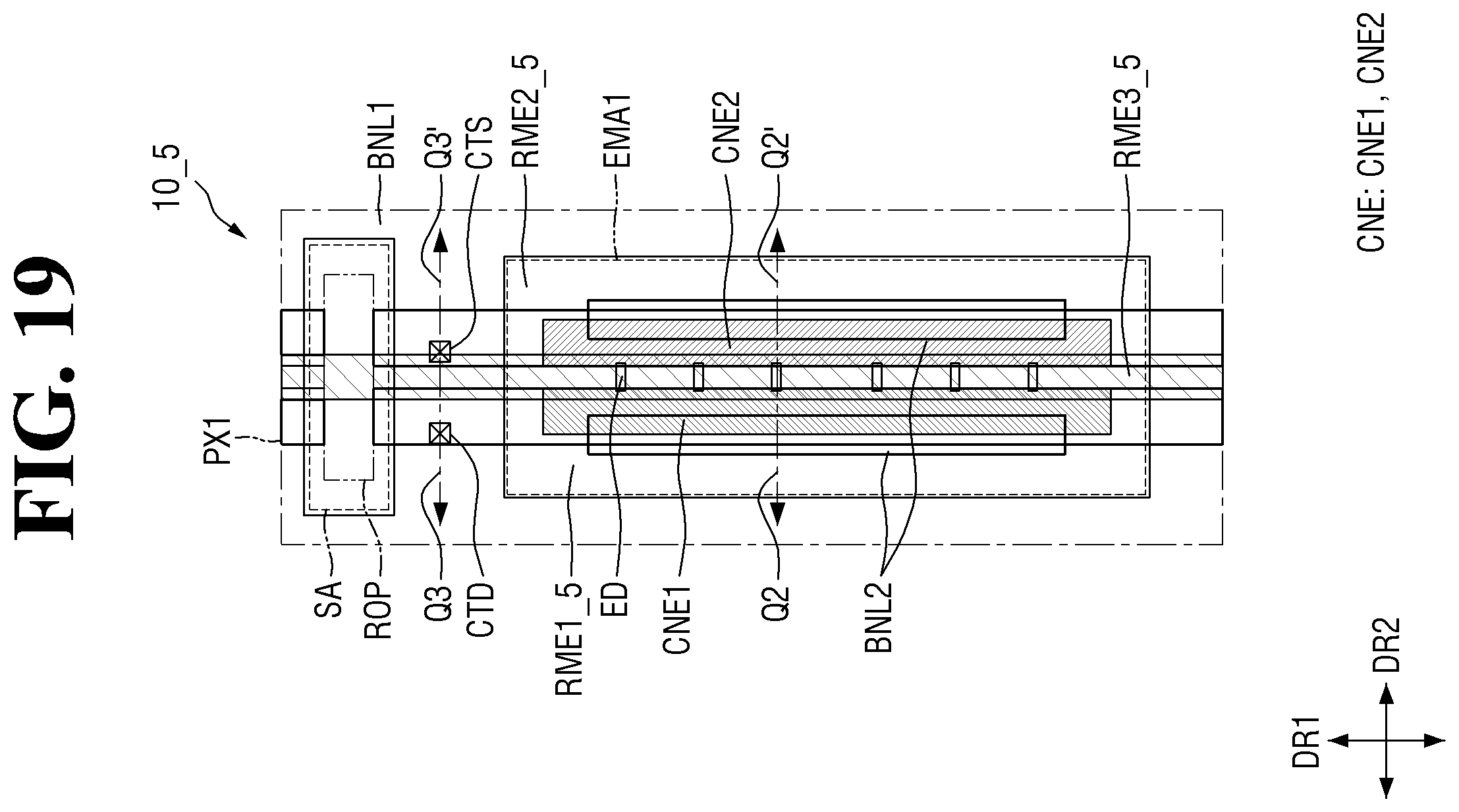 Patent US12568718 Figure 19 – Display device having alignment electrodes and method of fabricating the same