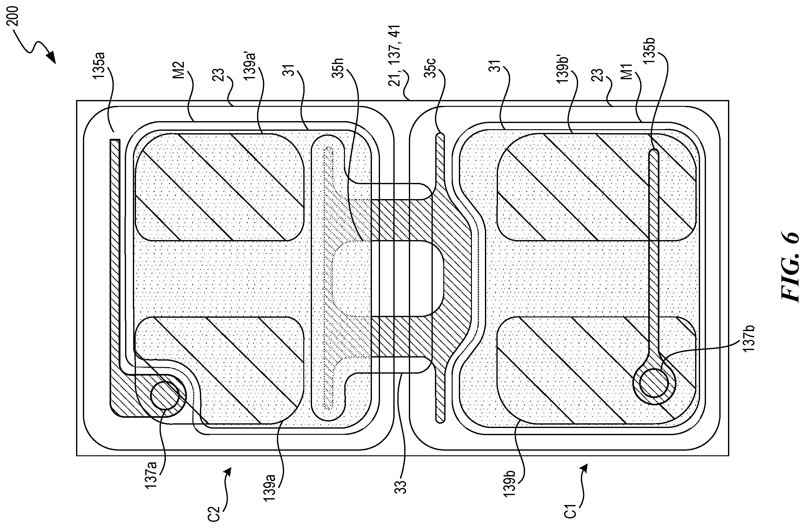 Patent US12568720 Figure 6 – Light emitting diode and display apparatus having the same