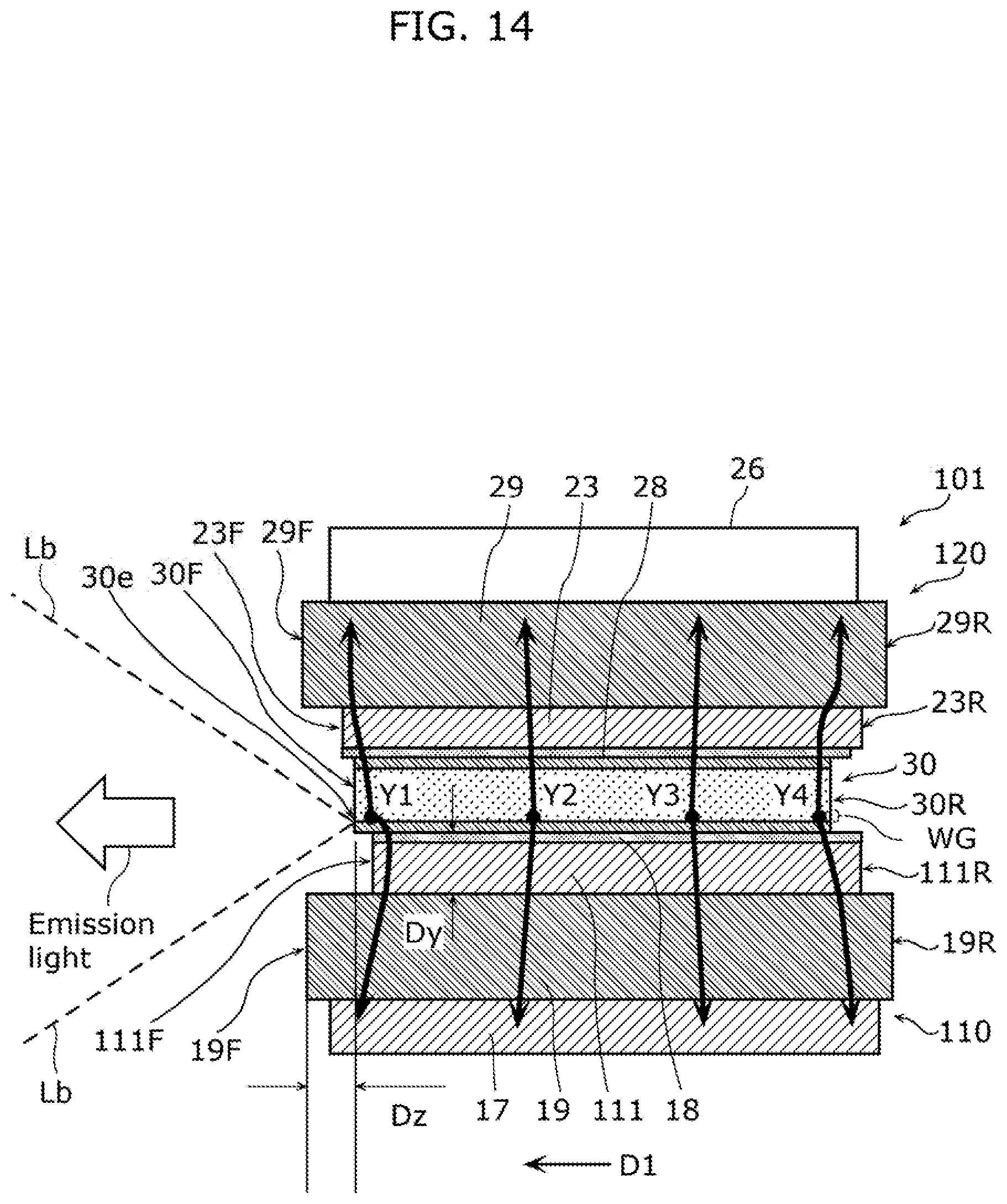 Patent US12568723 Figure 17 – Semiconductor light-emitting device and light source device including the same