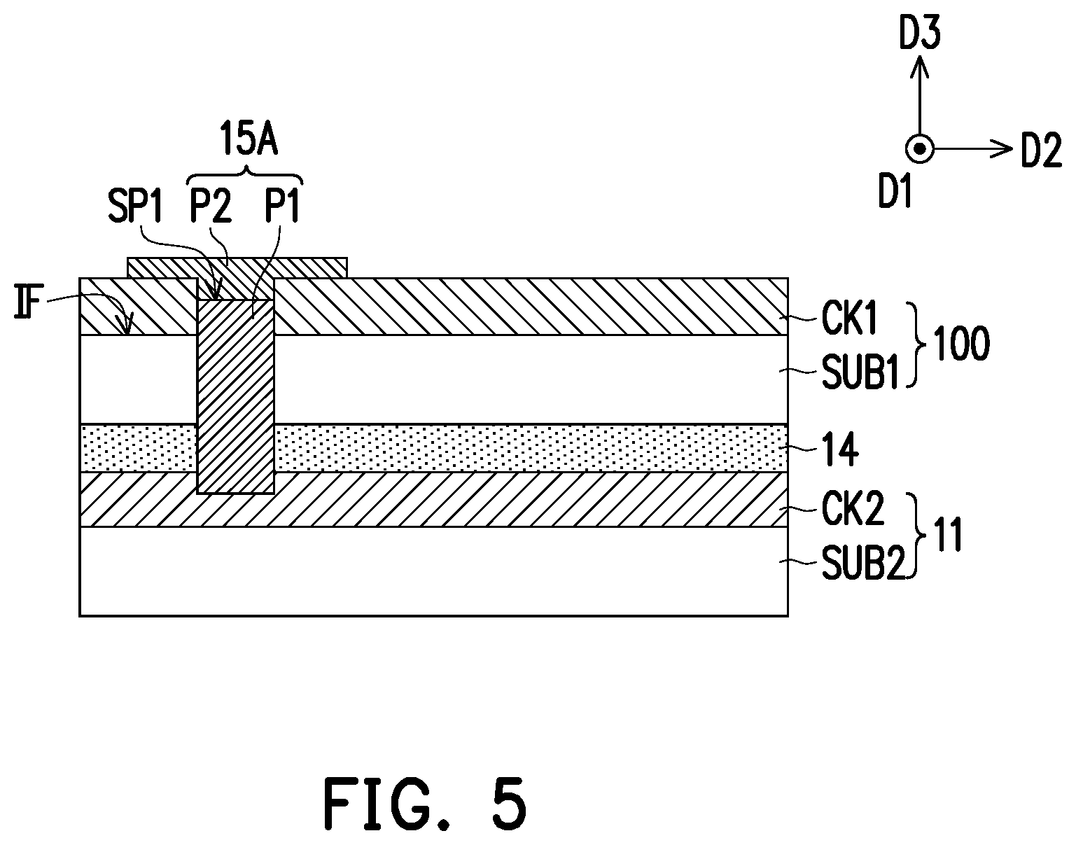 Patent US12568726 Figure 5 – Electronic device having light-emitting diode display modules configured for reducing gap sizes at splices of modules