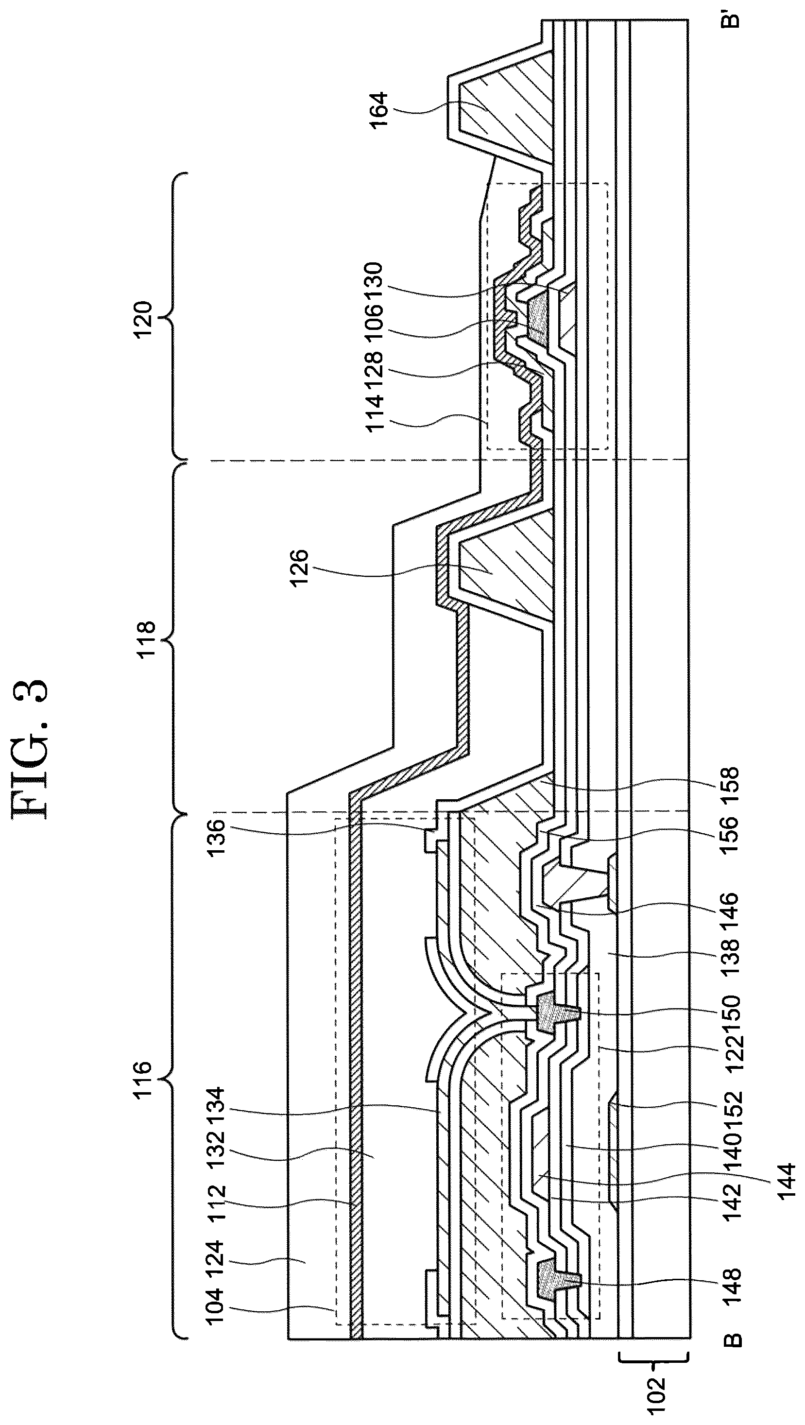 Patent US12568729 Figure 3 – Organic photodiode device
