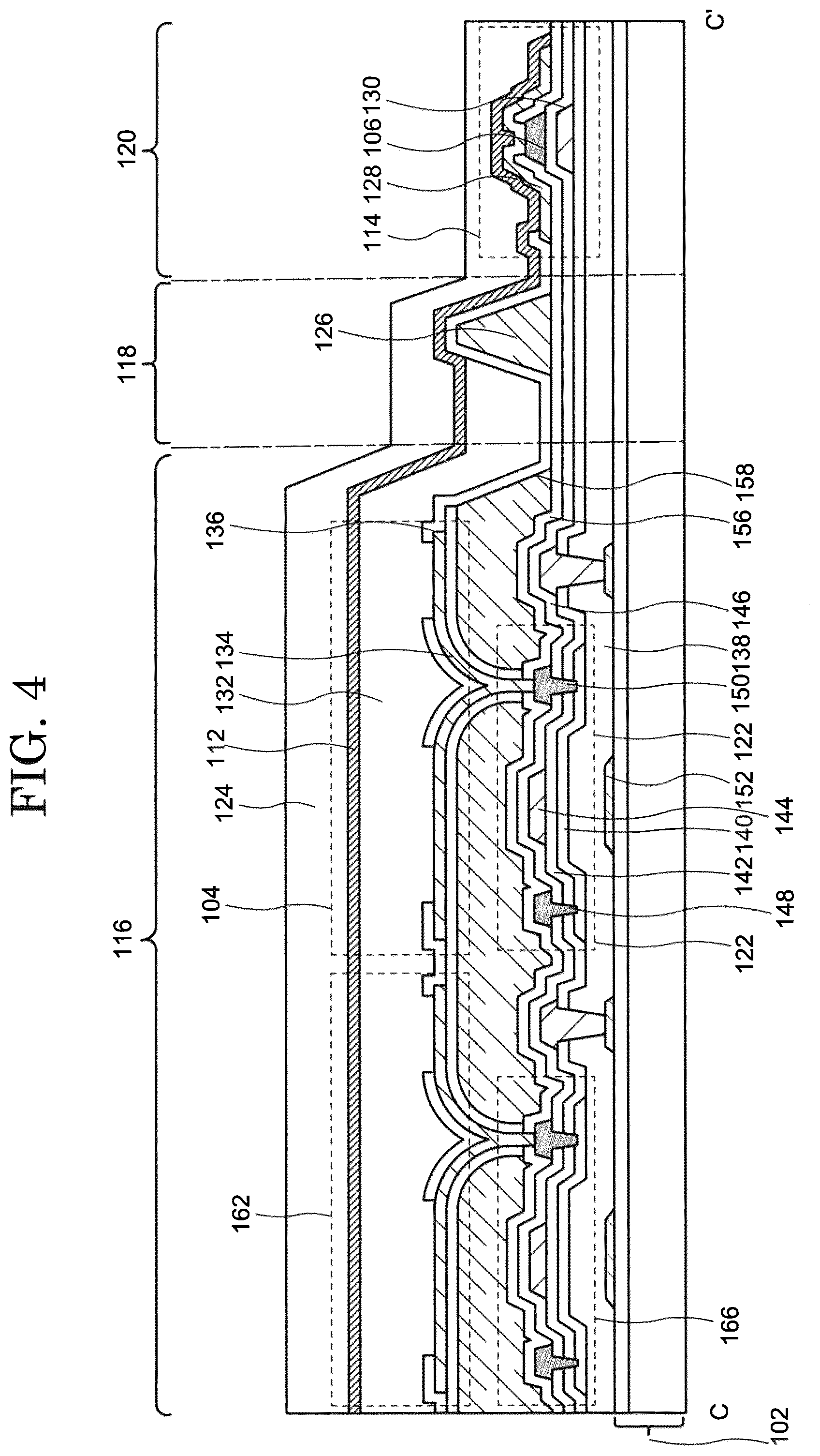 Patent US12568729 Figure 4 – Organic photodiode device