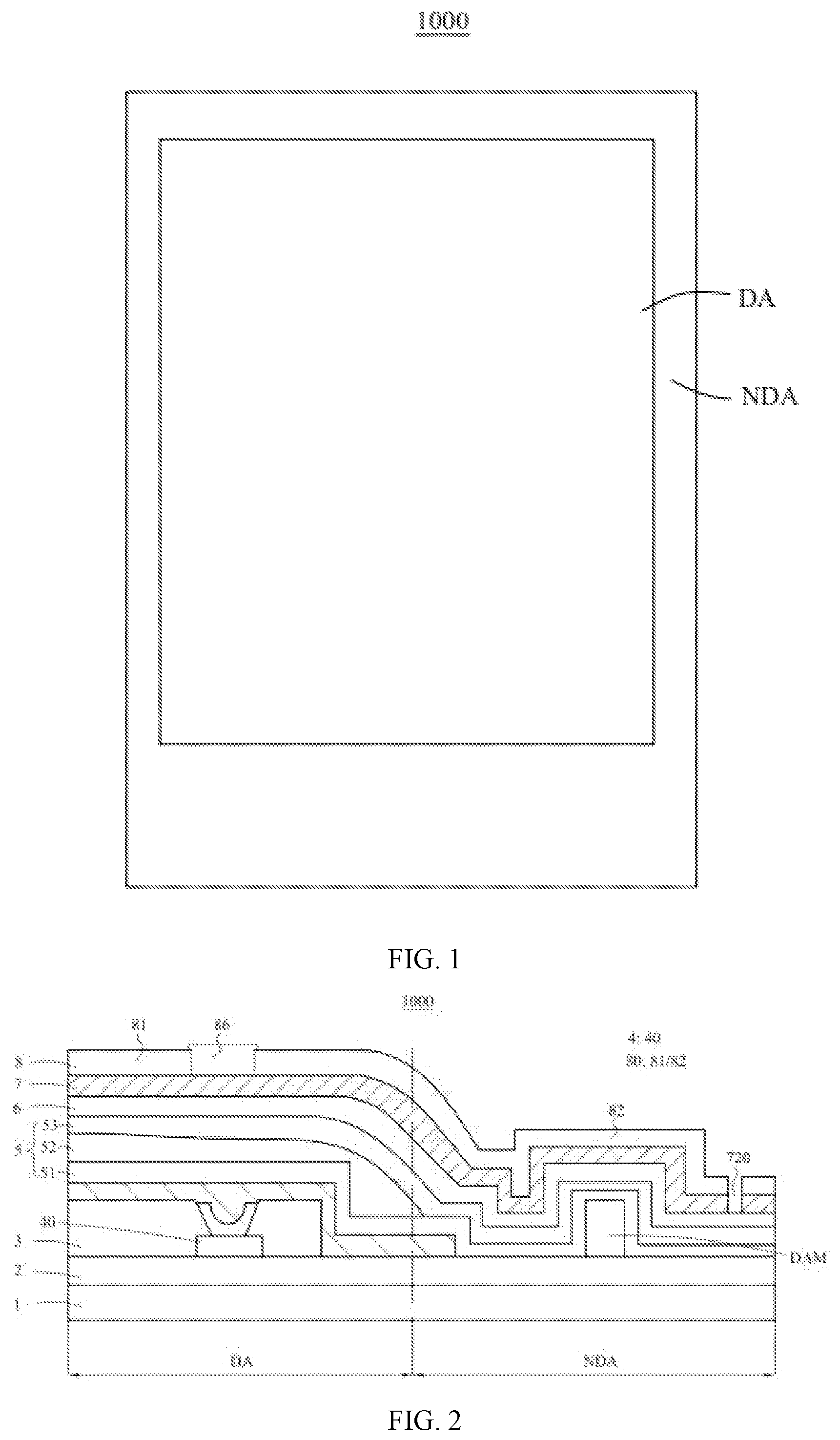 Patent US12568732 Figure 1 – Display panel and display device
