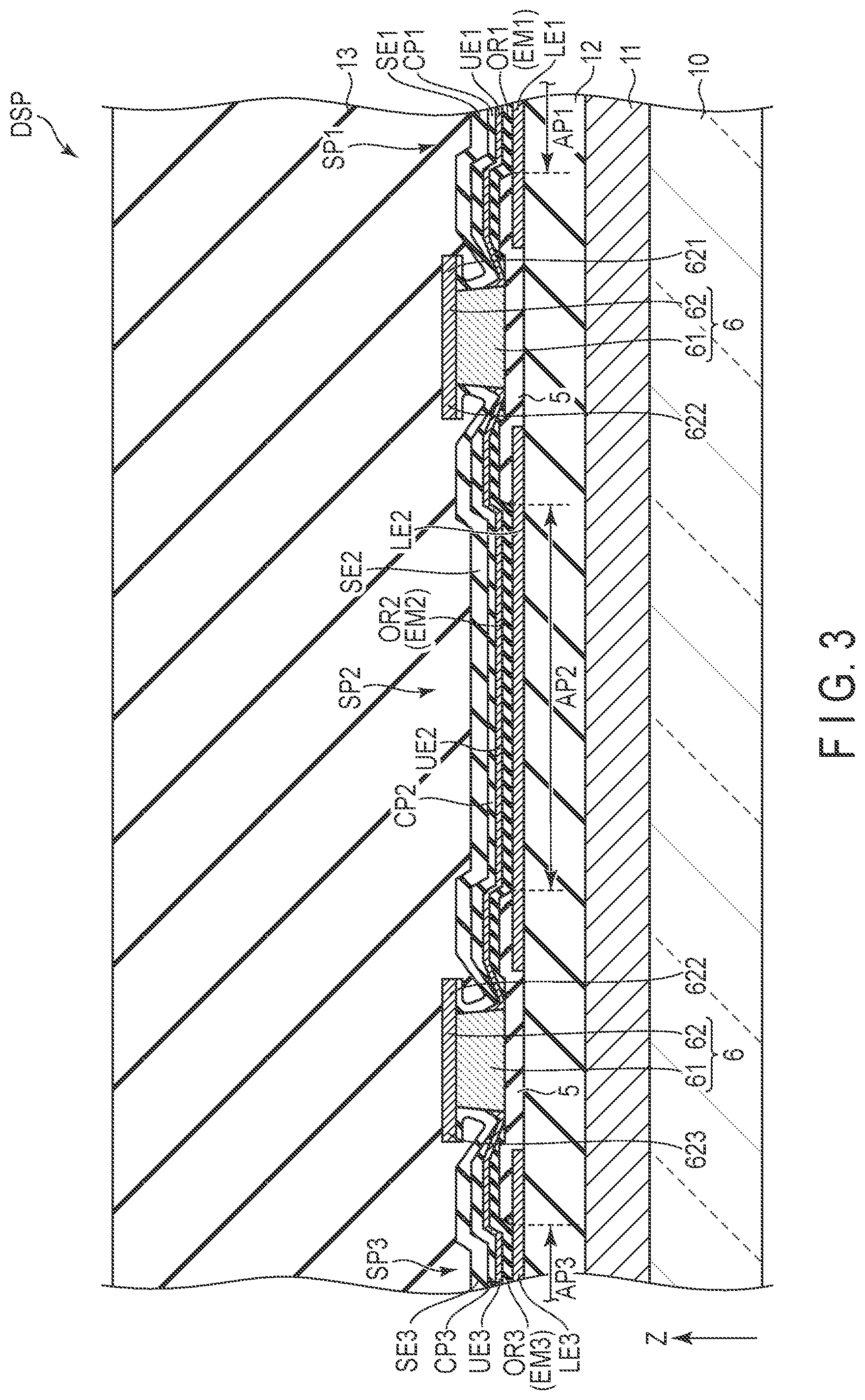 Patent US12568733 Figure 3 – Display device manufacturing method