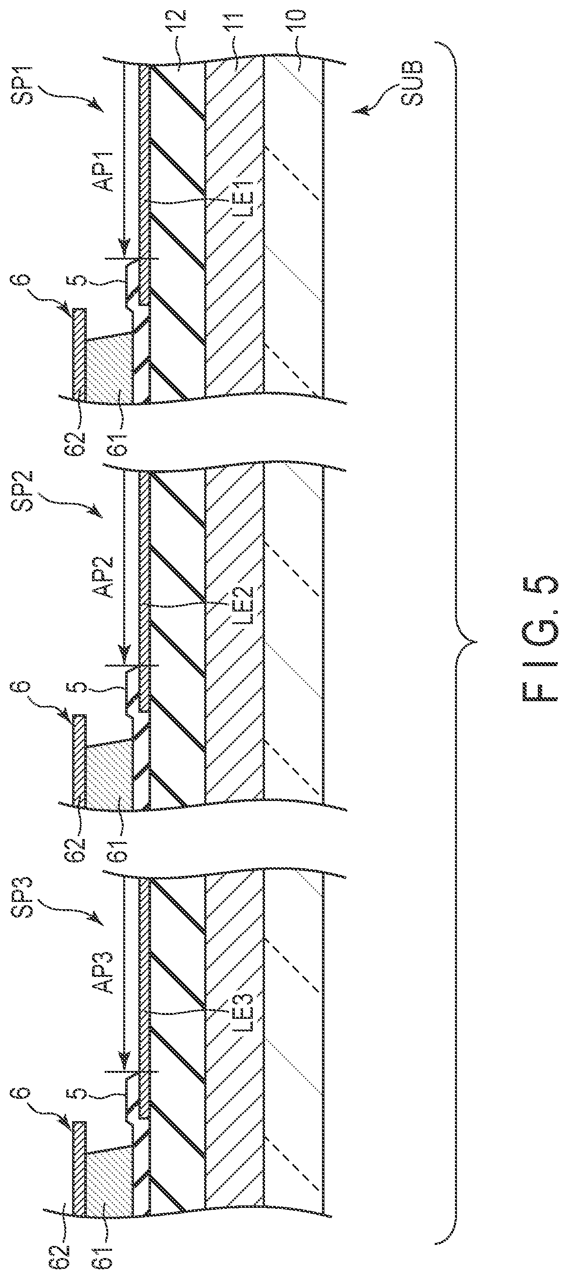 Patent US12568733 Figure 5 – Display device manufacturing method