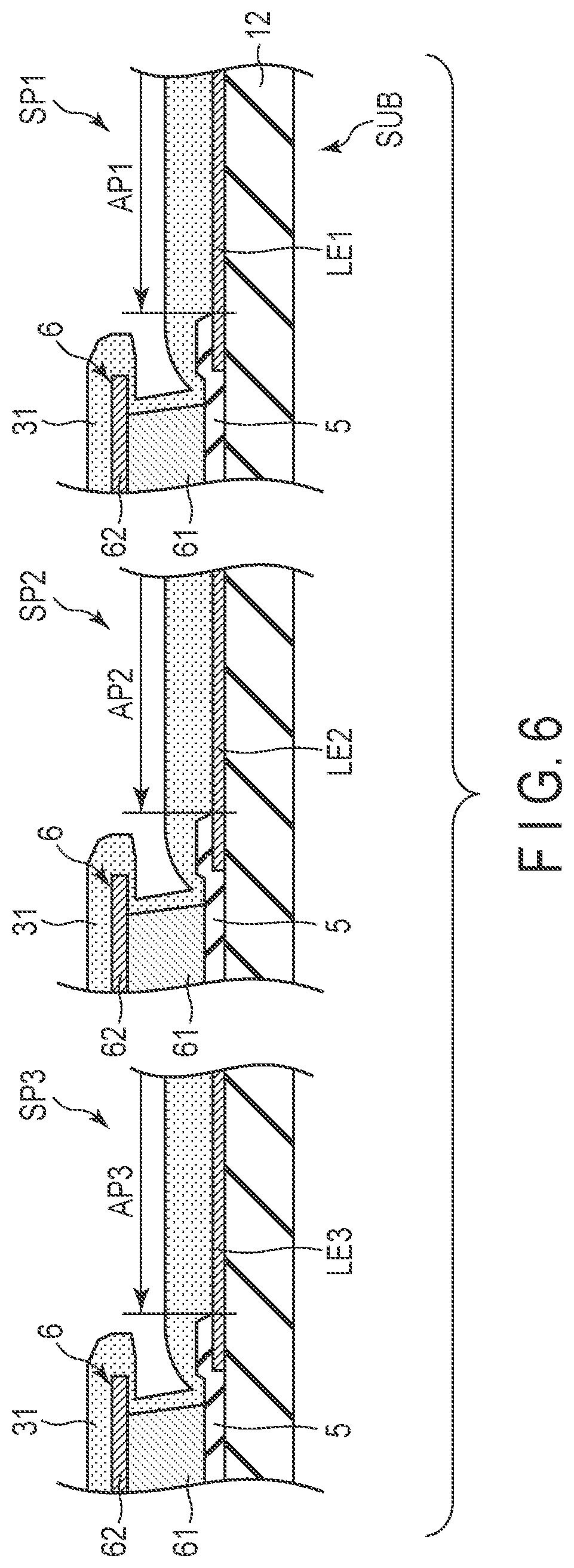 Patent US12568733 Figure 6 – Display device manufacturing method