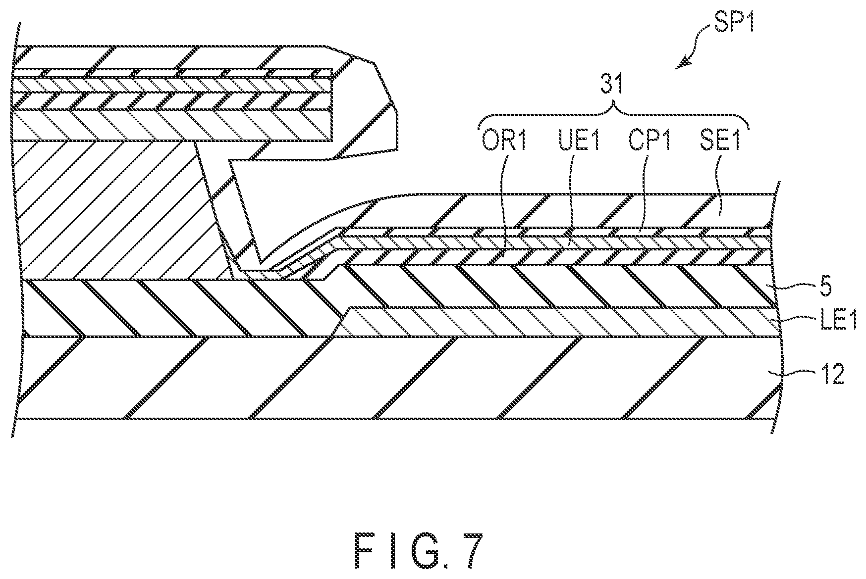 Patent US12568733 Figure 7 – Display device manufacturing method