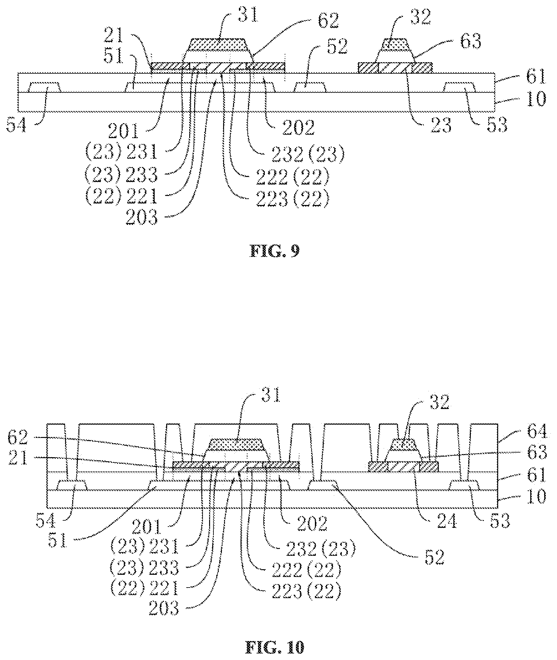 Patent US12568734 Figure 5 – Display panel, method of fabricating same and display device