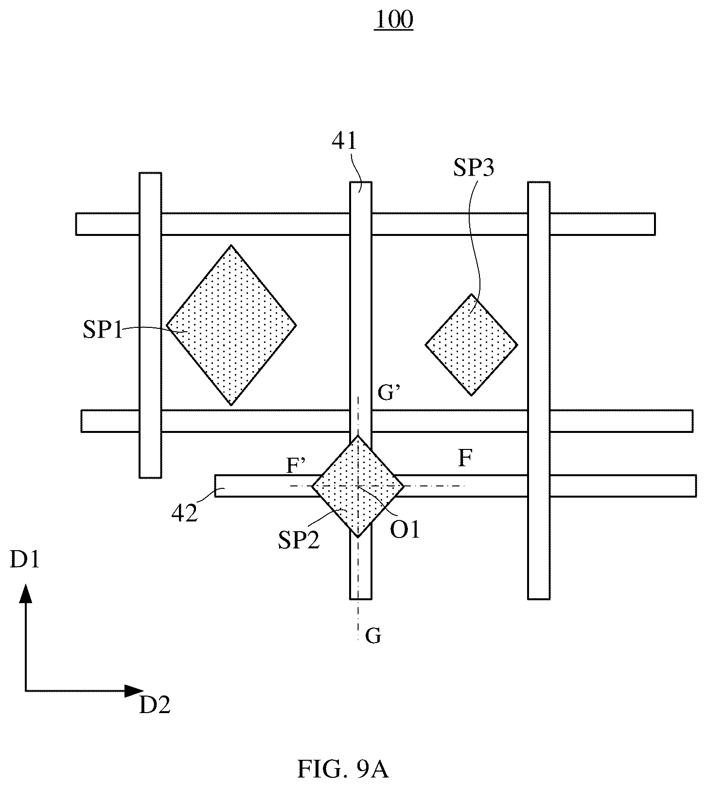Patent US12568738 Figure 11 – Display substrate and display panel with light emitting device electrode having an inclined surface