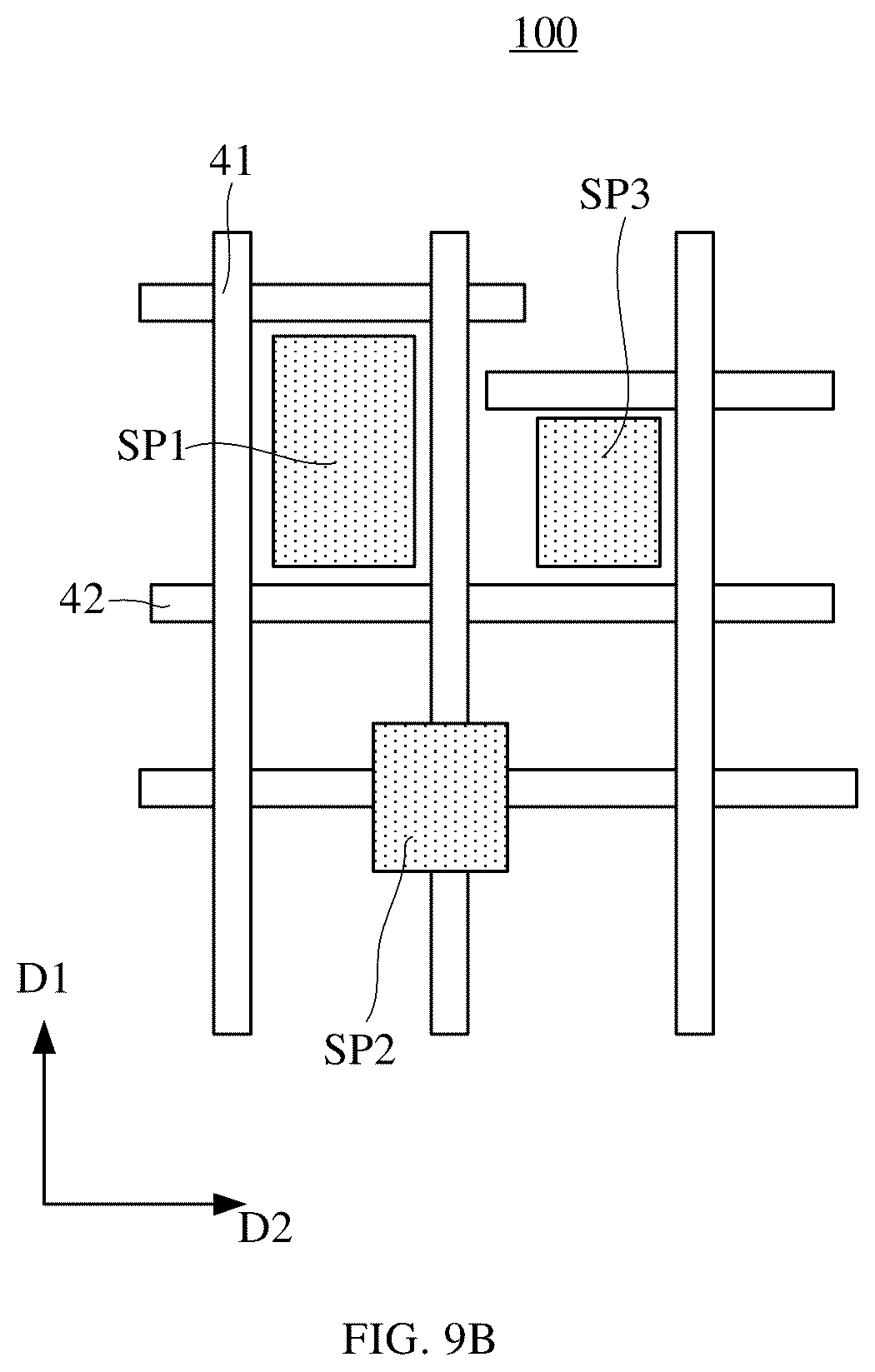 Patent US12568738 Figure 12 – Display substrate and display panel with light emitting device electrode having an inclined surface