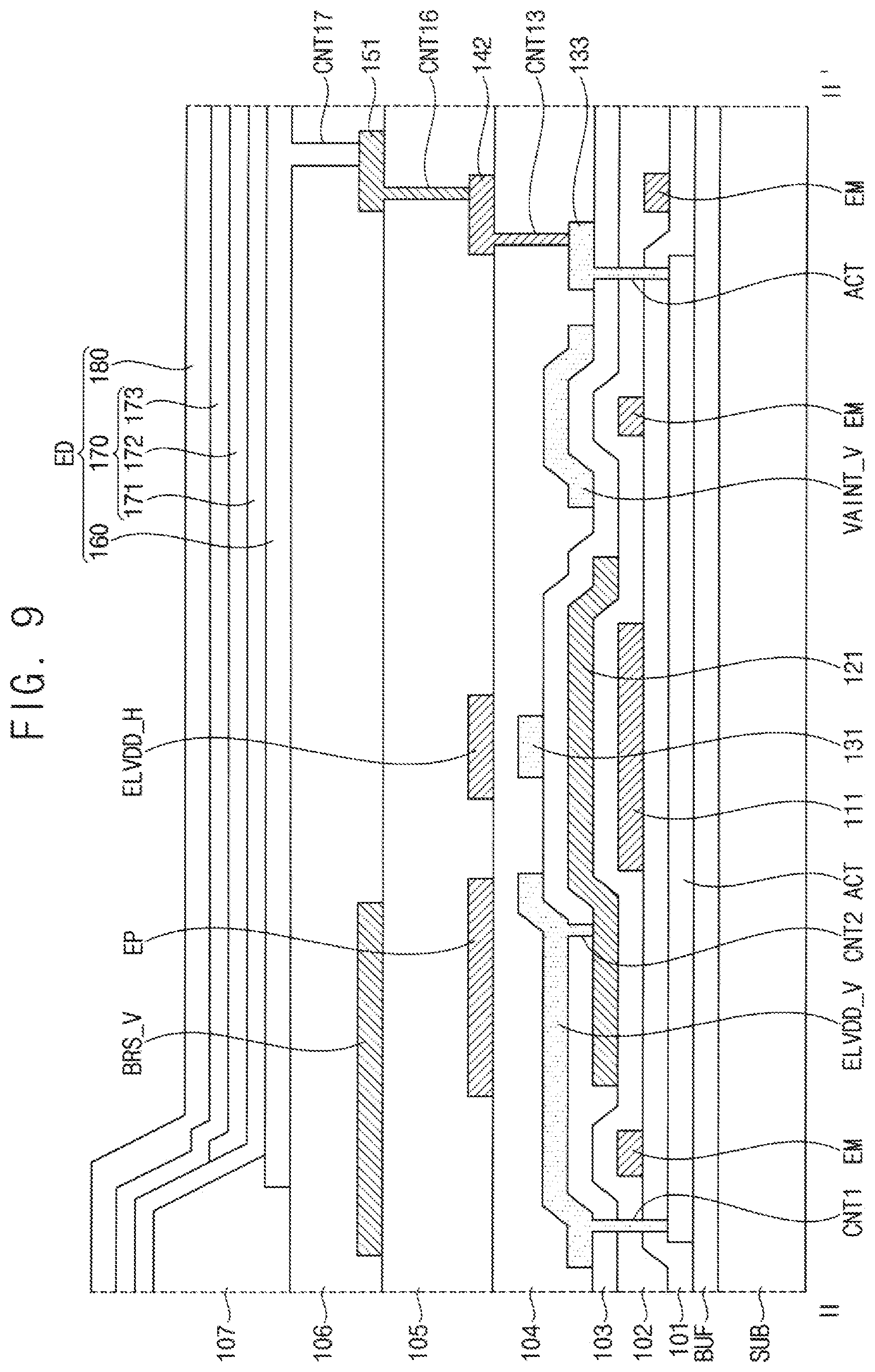 Patent US12568739 Figure 9 – Display device