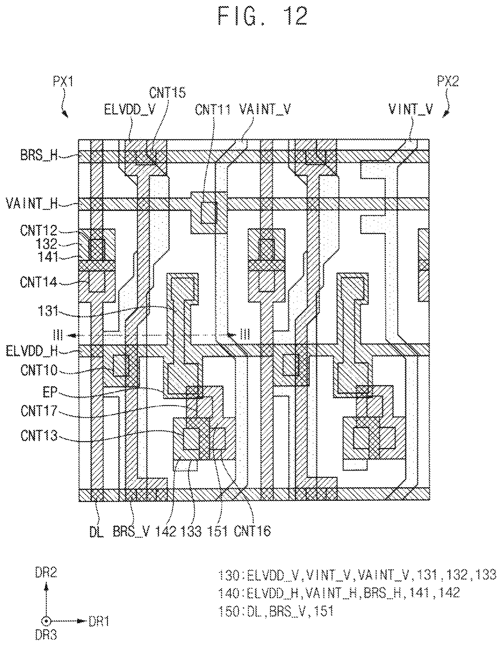 Patent US12568739 Figure 12 – Display device