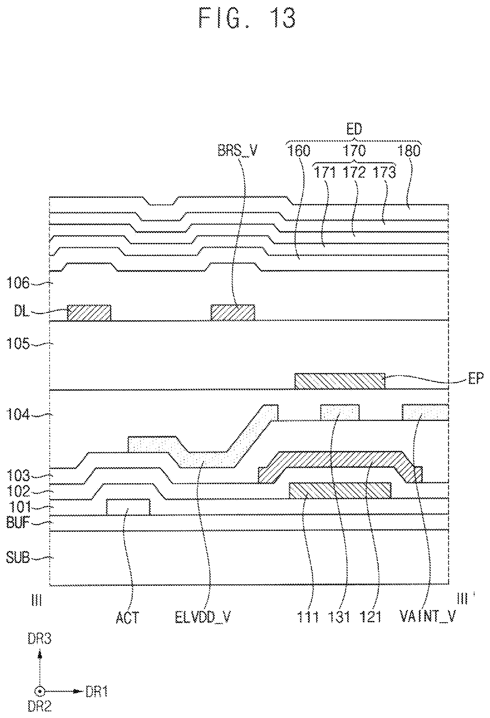 Patent US12568739 Figure 13 – Display device