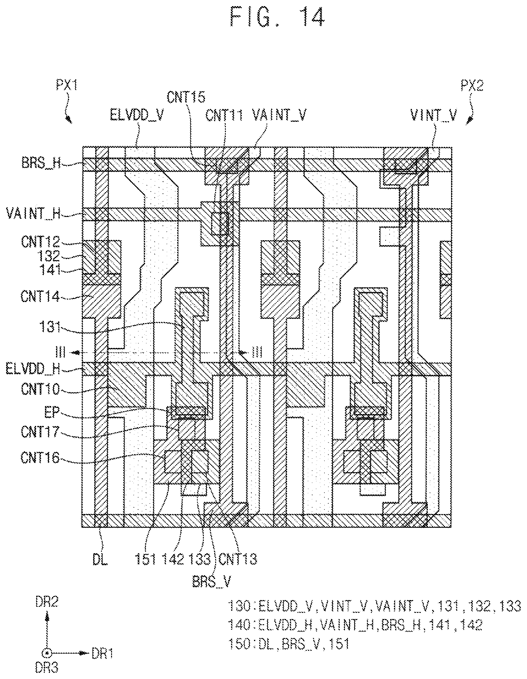 Patent US12568739 Figure 14 – Display device