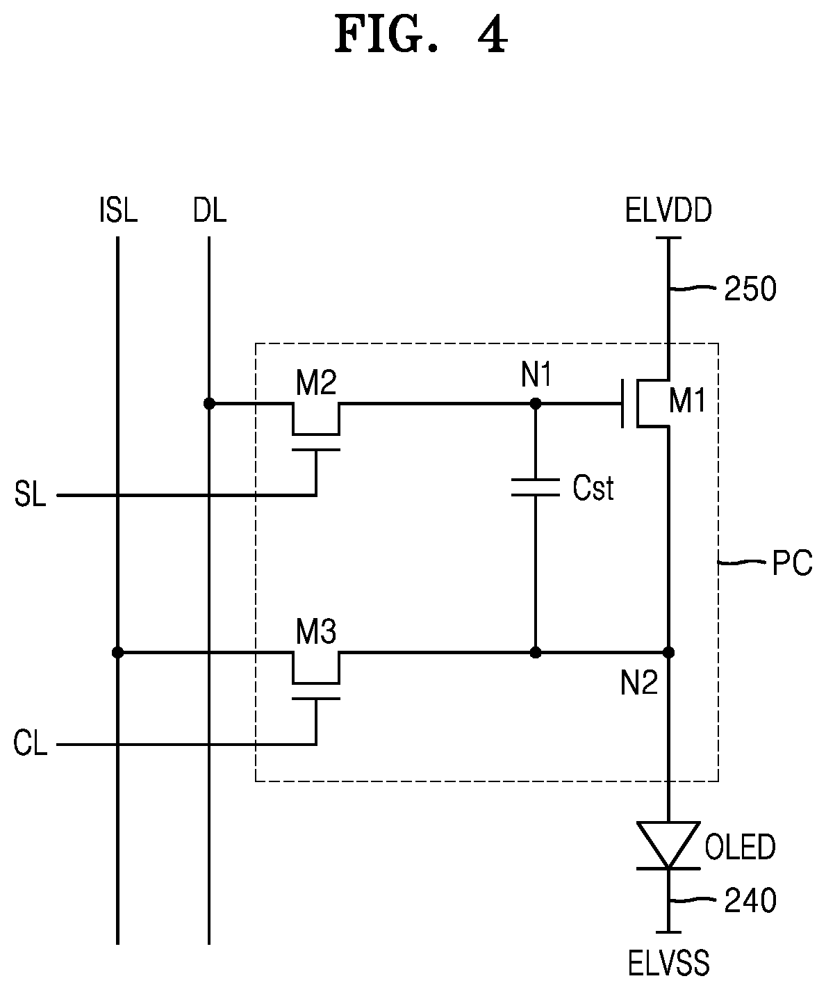 Patent US12568740 Figure 4 – Display apparatus with reduced non-display area