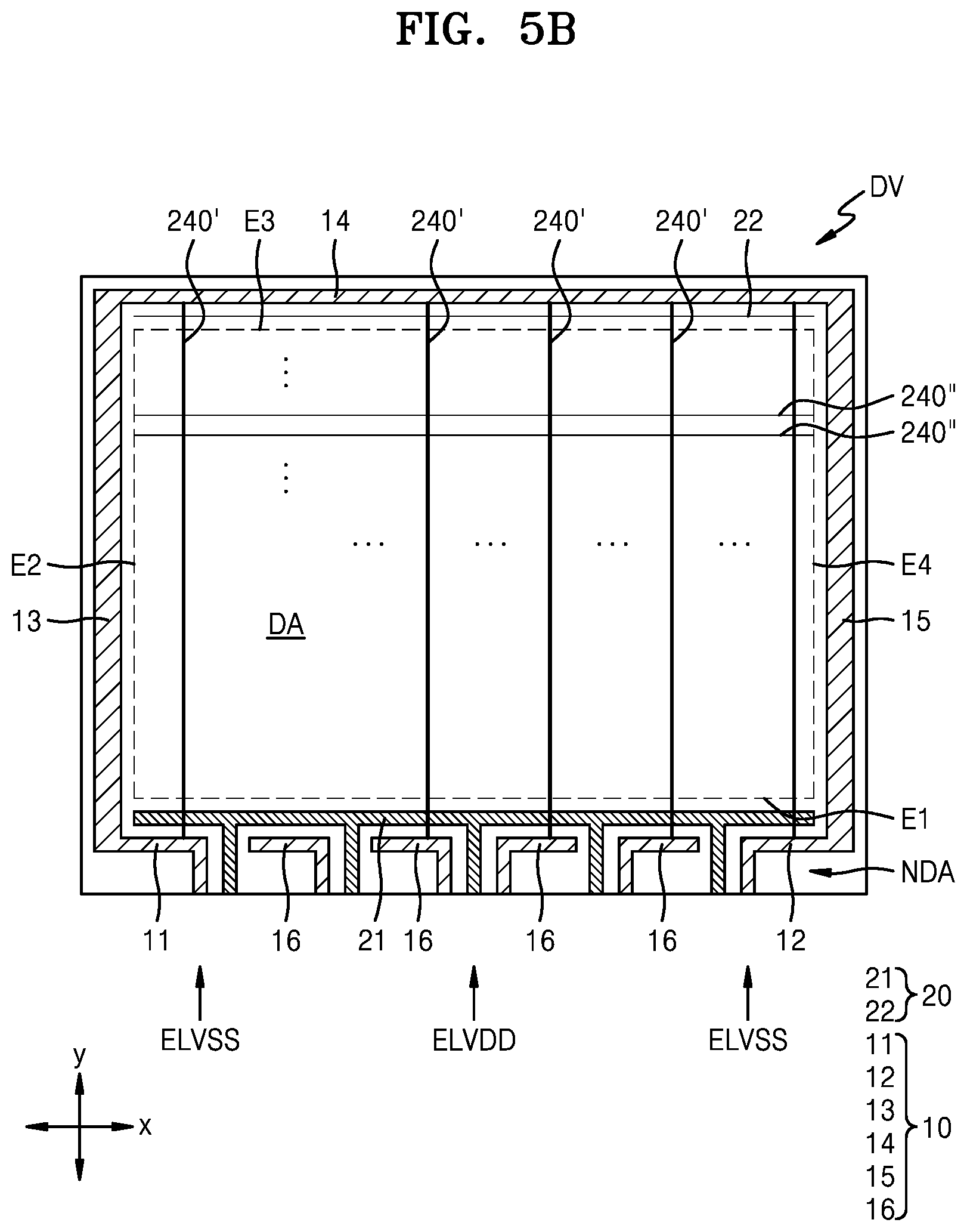 Patent US12568740 Figure 6 – Display apparatus with reduced non-display area