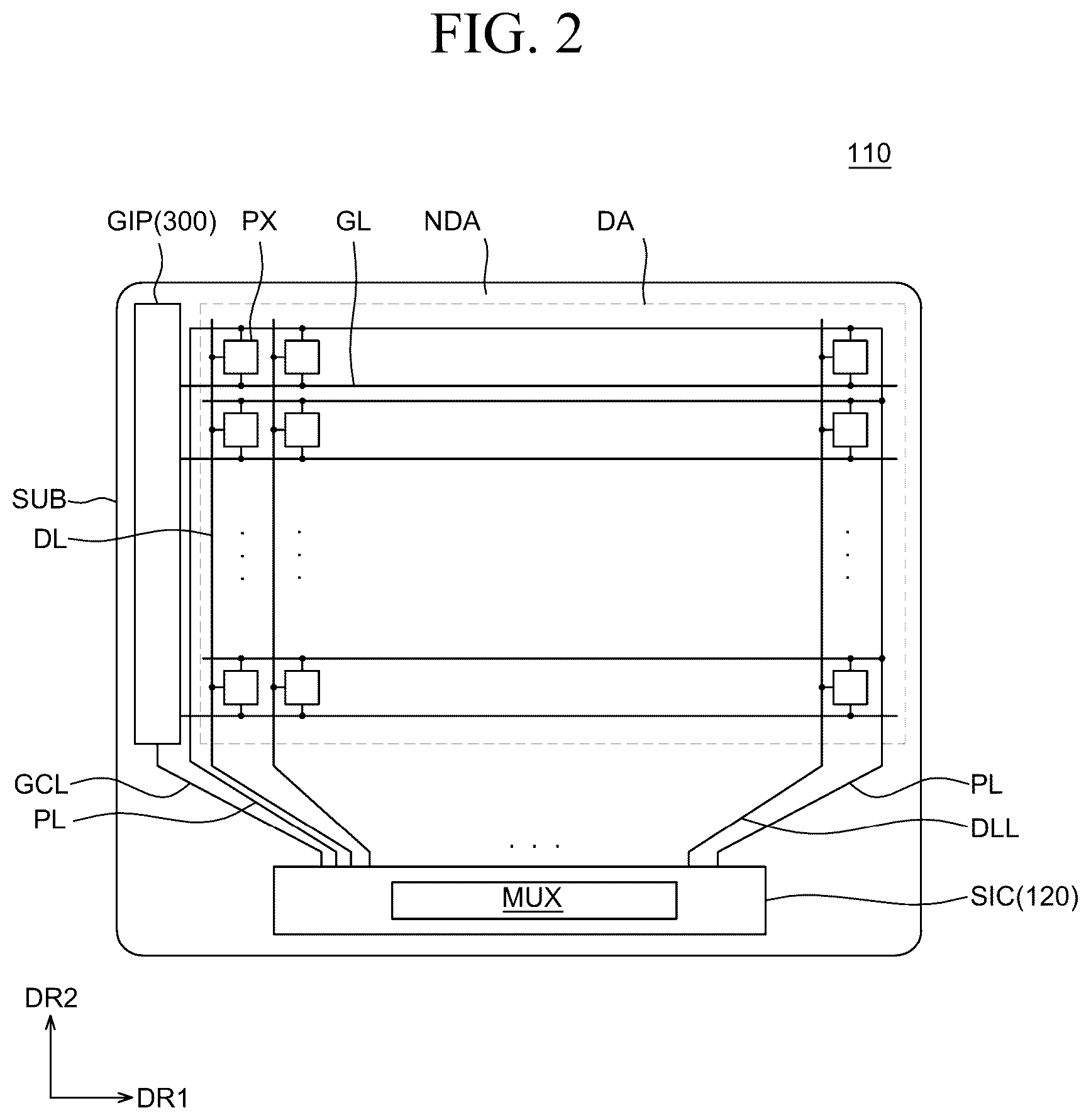 Patent US12568743 Figure 2 – Pixel and display device having the same