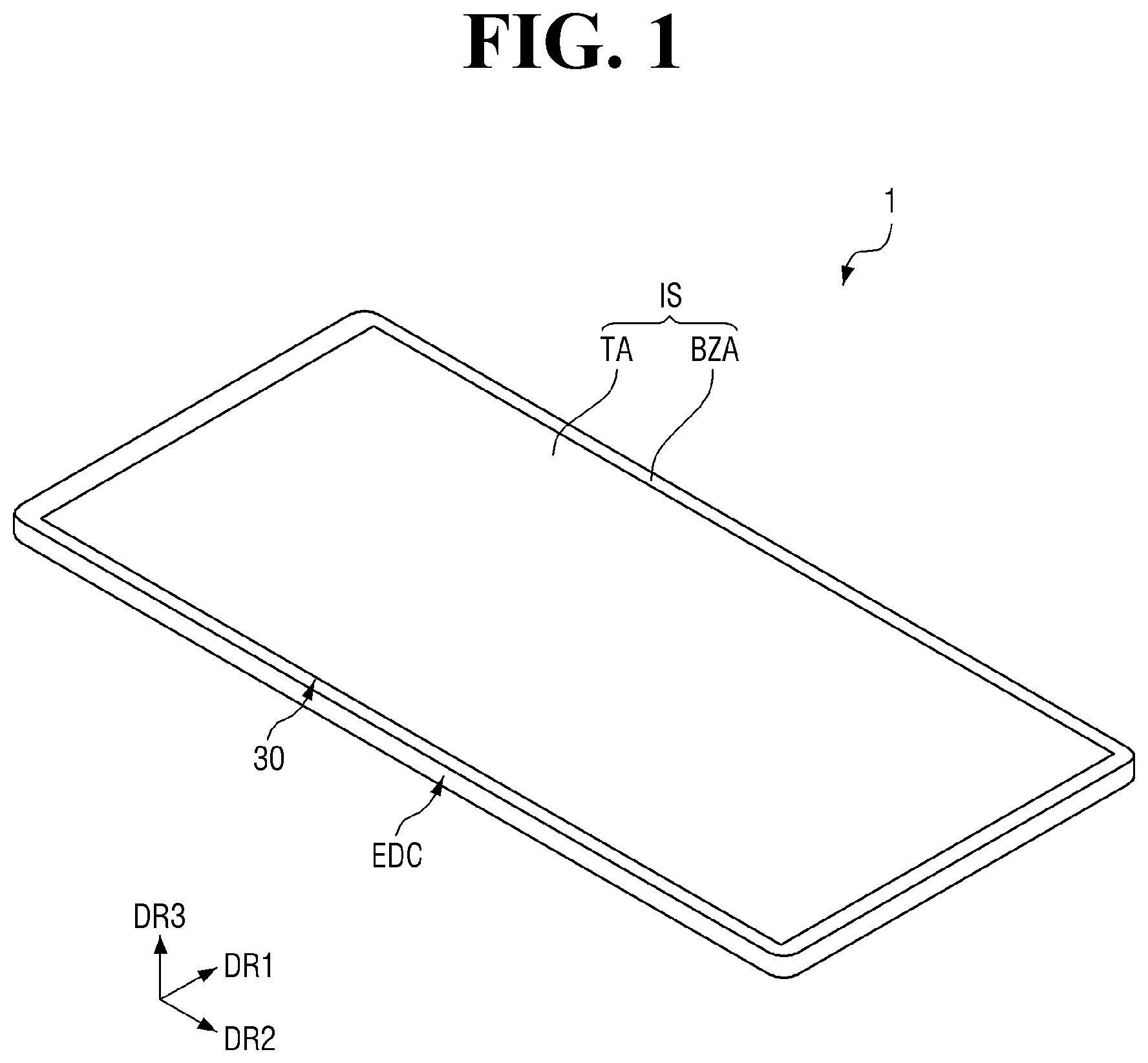 Patent US12568747 Figure 1 – Display device including display panel and imrpoved cover panel configuration