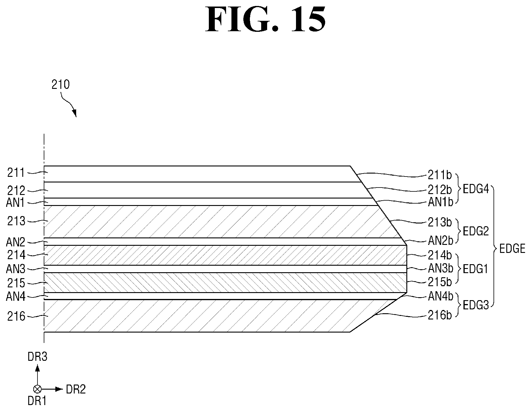 Patent US12568747 Figure 15 – Display device including display panel and imrpoved cover panel configuration