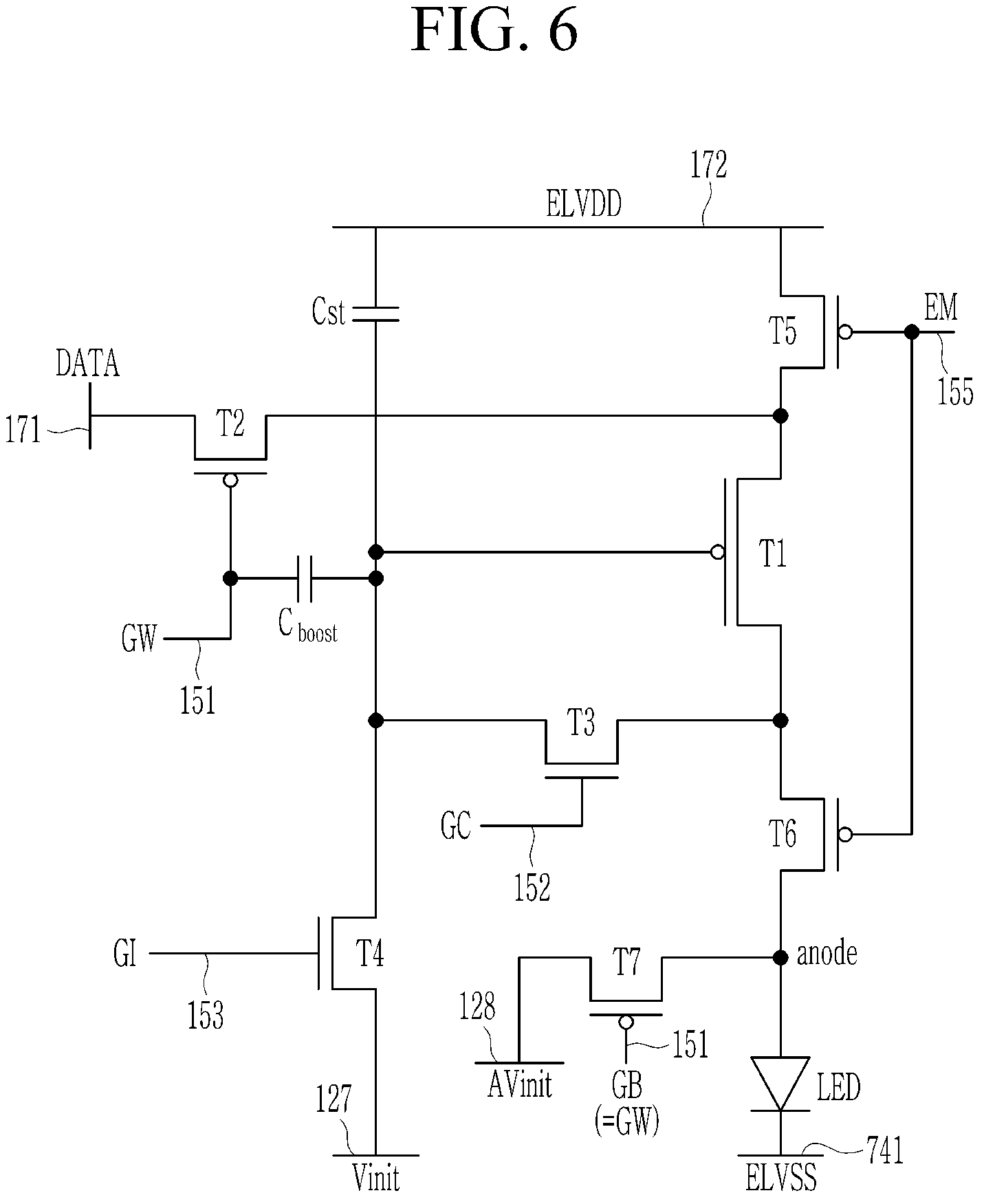 Patent US12568749 Figure 6 – Display device