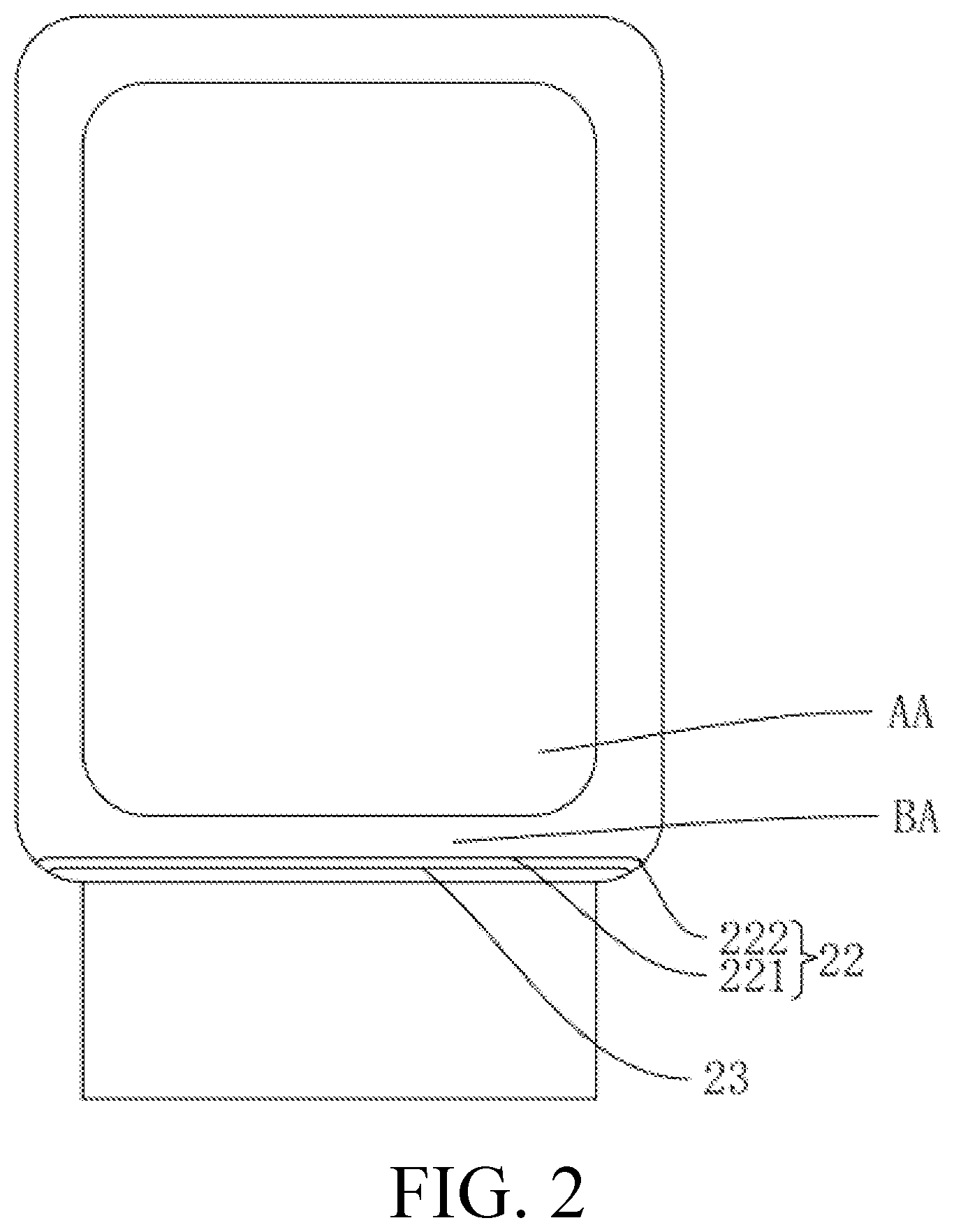 Patent US12568750 Figure 2 – Display panel and display device