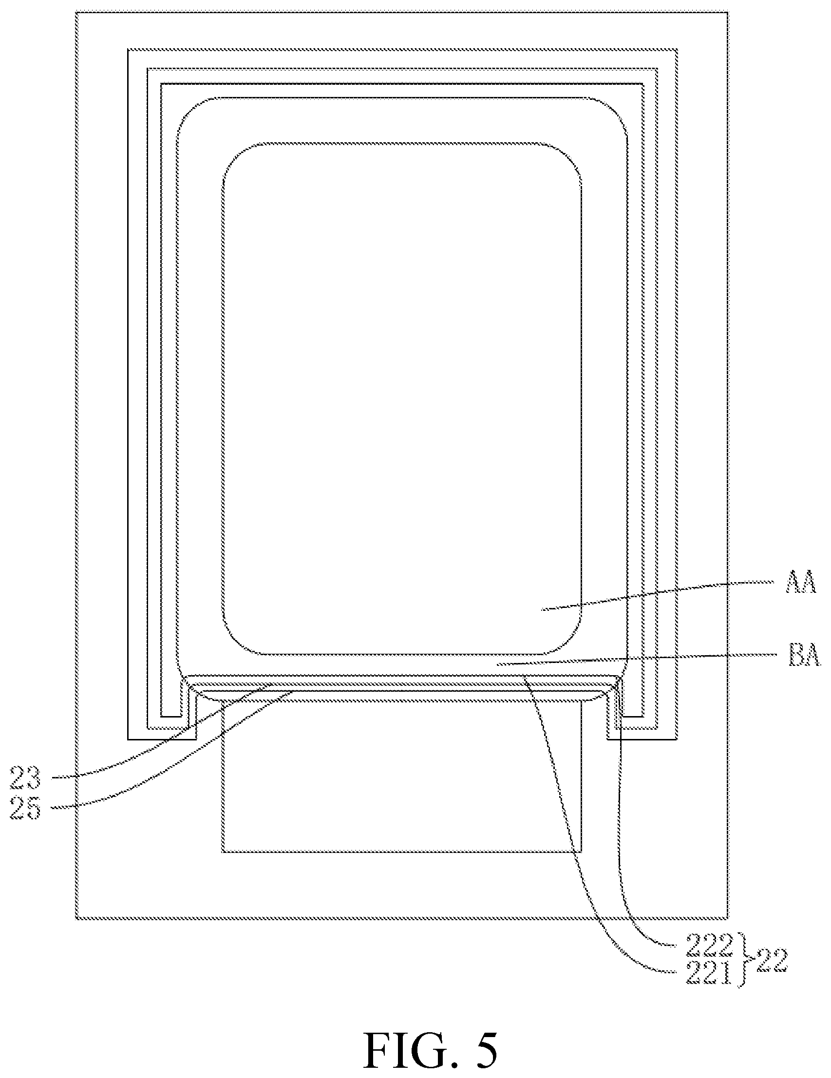 Patent US12568750 Figure 5 – Display panel and display device