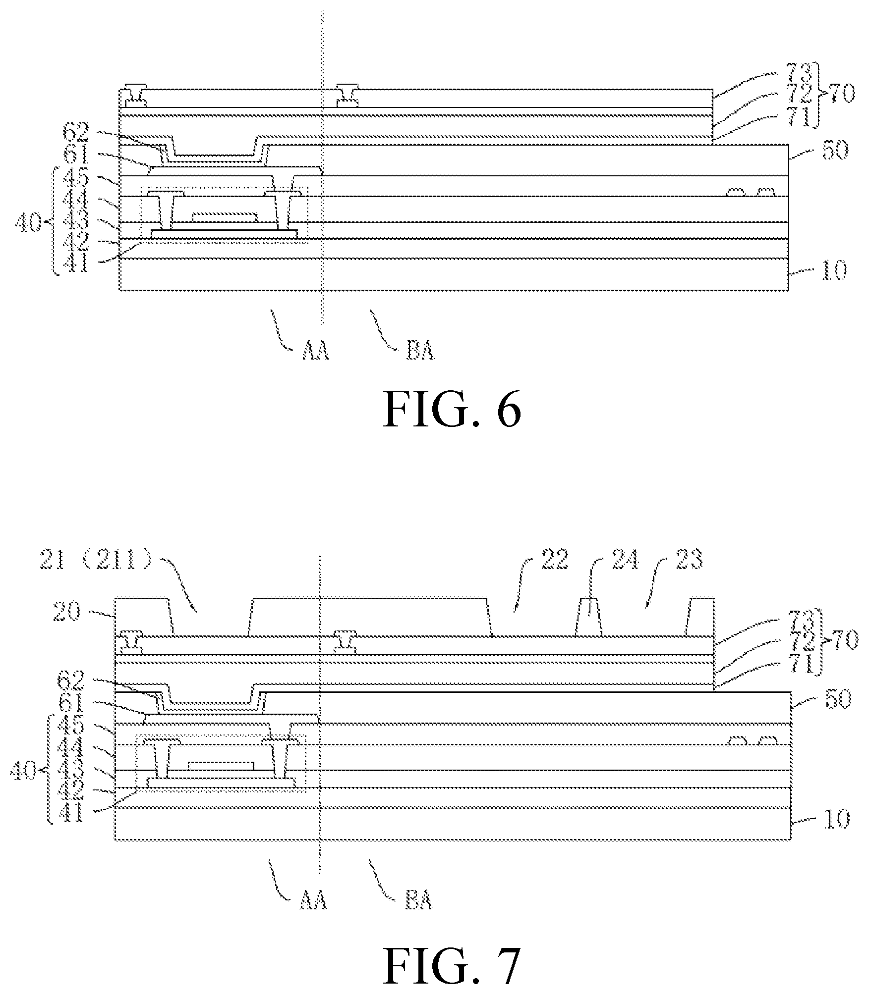 Patent US12568750 Figure 6 – Display panel and display device