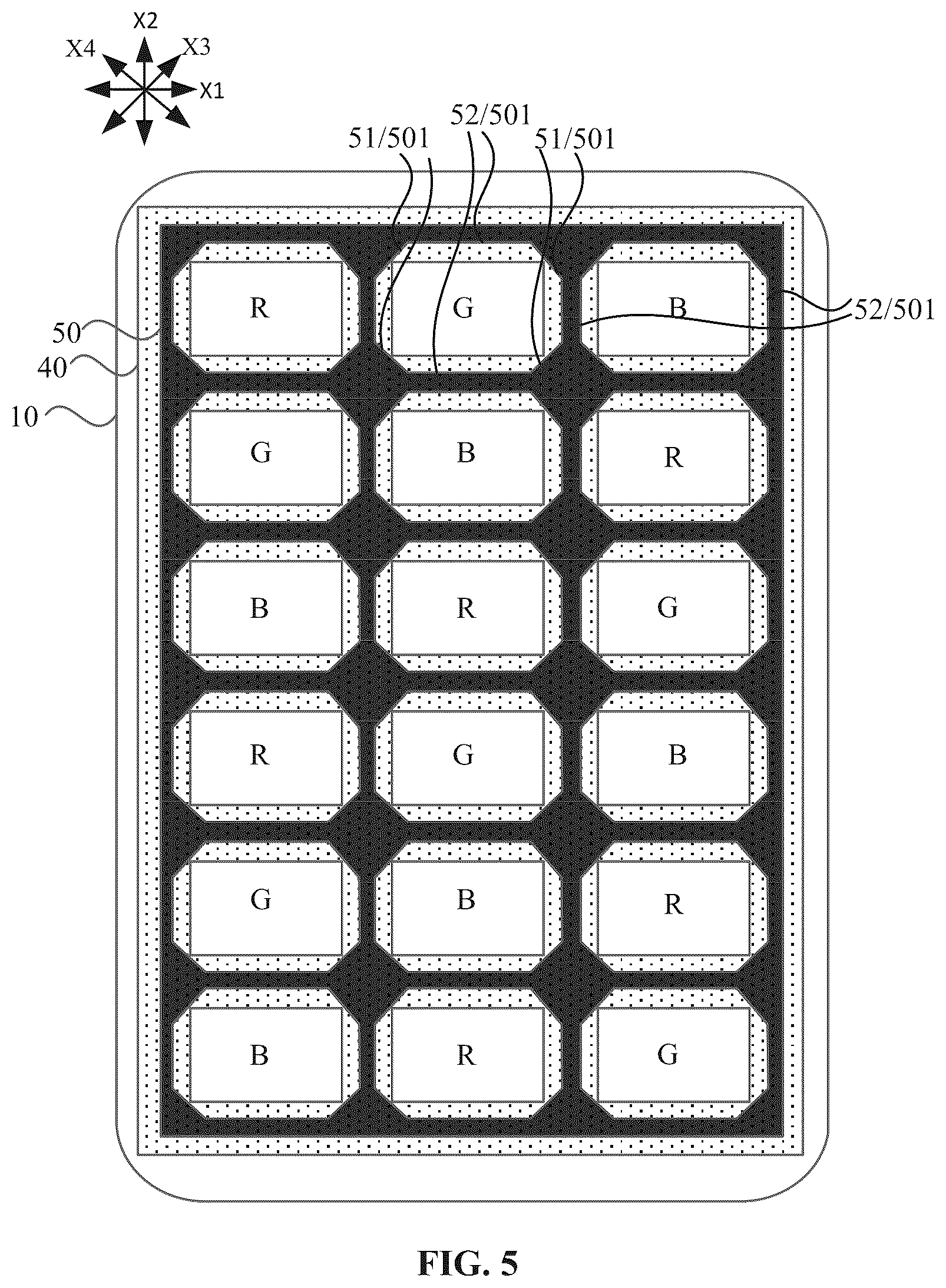 Patent US12568752 Figure 5 – Display panel and display device