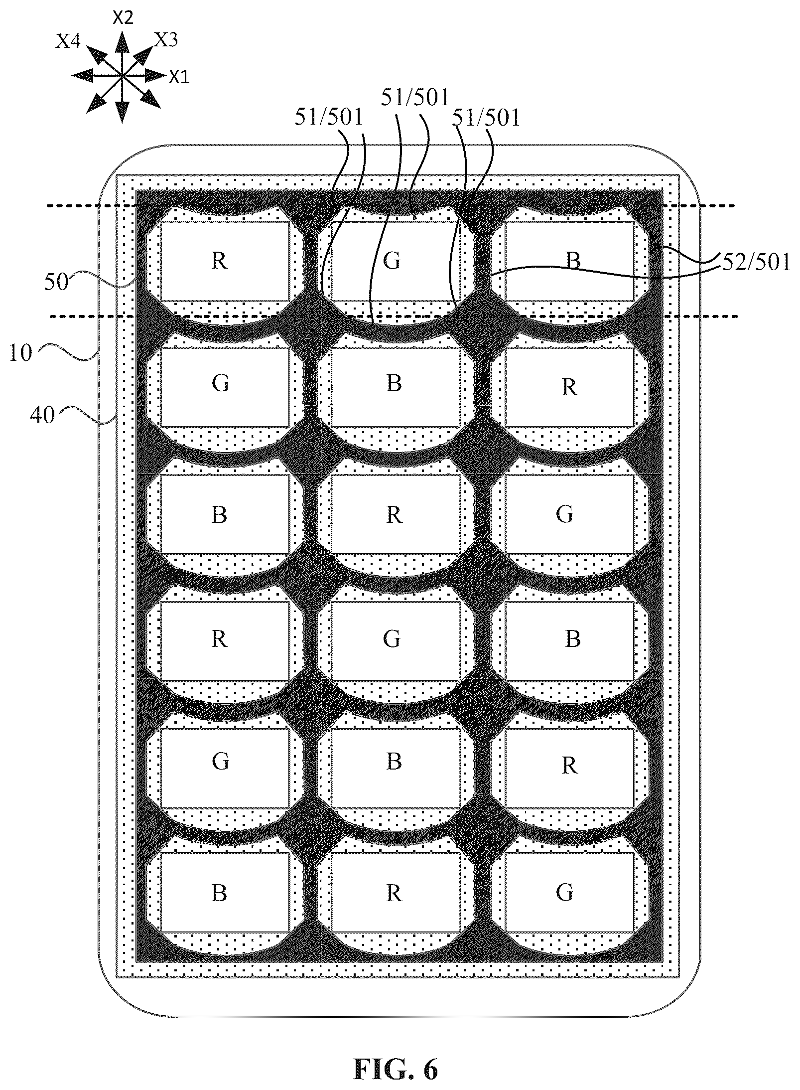 Patent US12568752 Figure 6 – Display panel and display device
