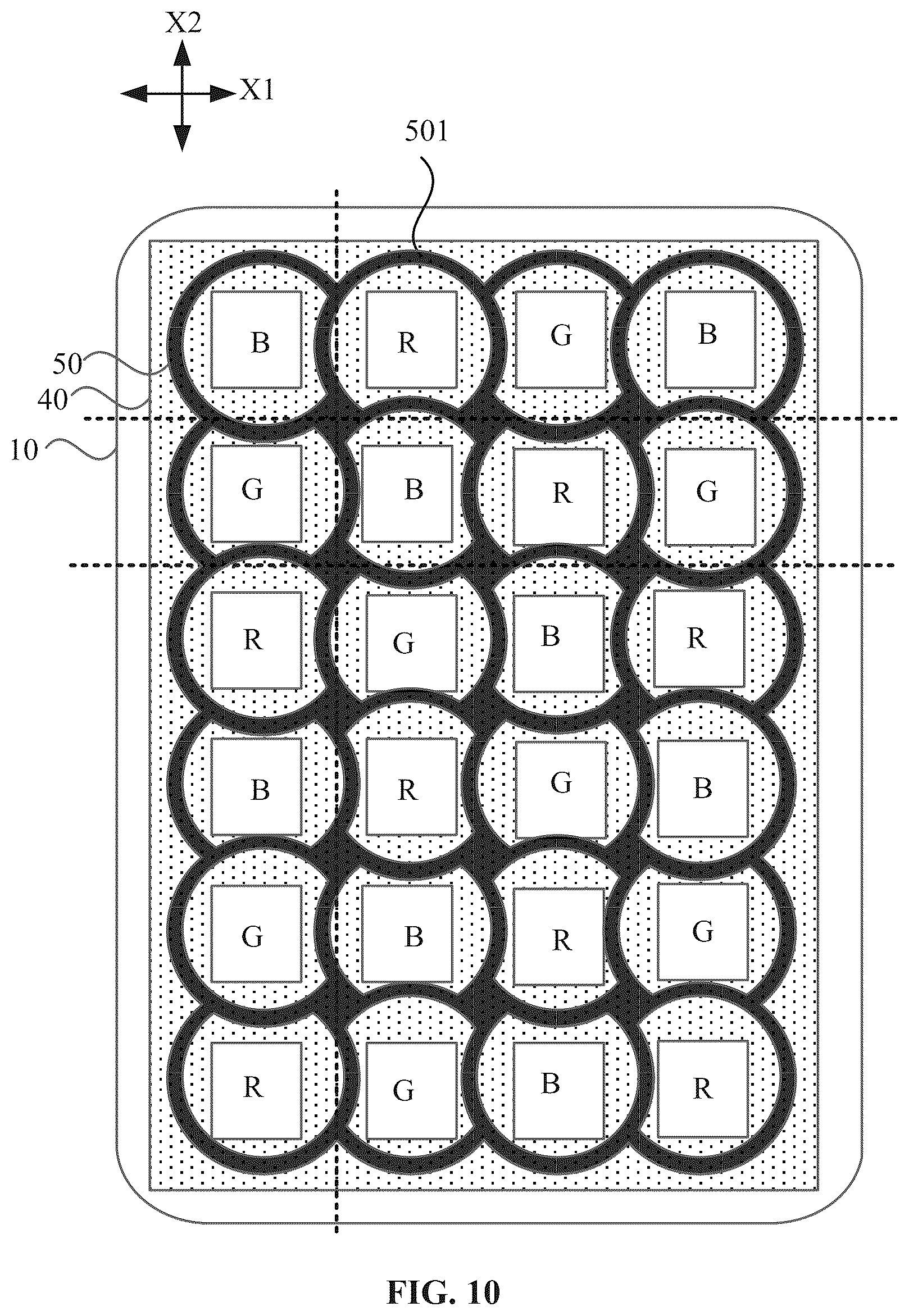 Patent US12568752 Figure 10 – Display panel and display device